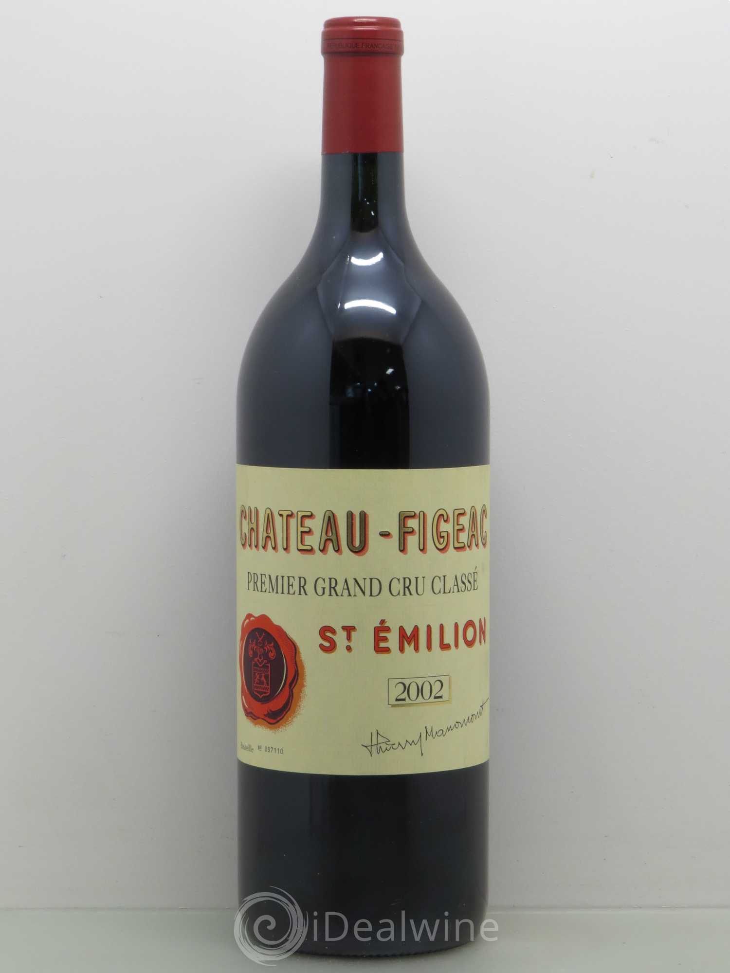 Château Figeac 1er Grand Cru Classé A 2002 - Lot de 1 magnum - 0