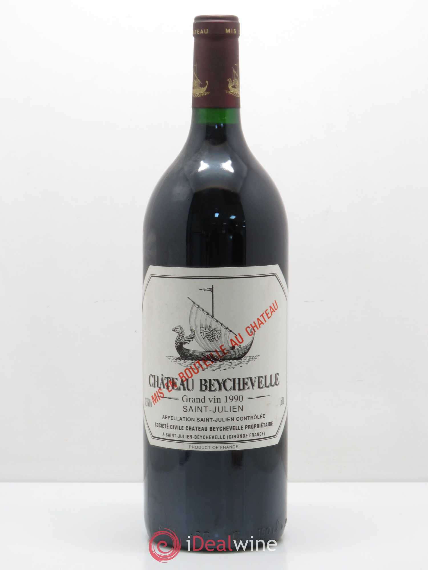 Château Beychevelle 4ème Grand Cru Classé 1990 - Lot de 1 magnum - 0
