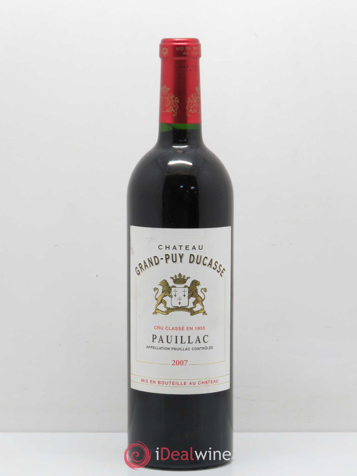 Château Grand Puy Ducasse 5ème Grand Cru Classé 2007 - Lot de 1 bouteille - 0