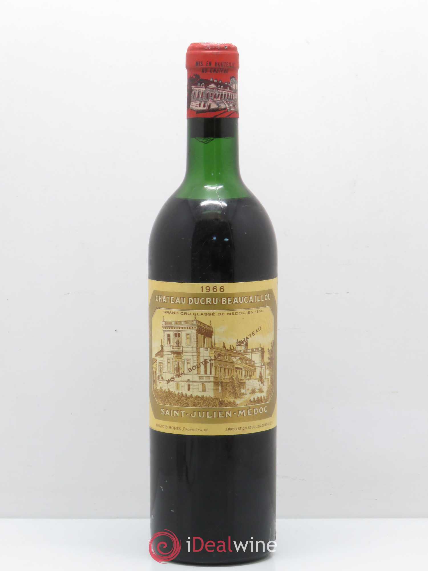 Château Ducru Beaucaillou 2ème Grand Cru Classé 1966 - Lot de 1 bouteille - 0