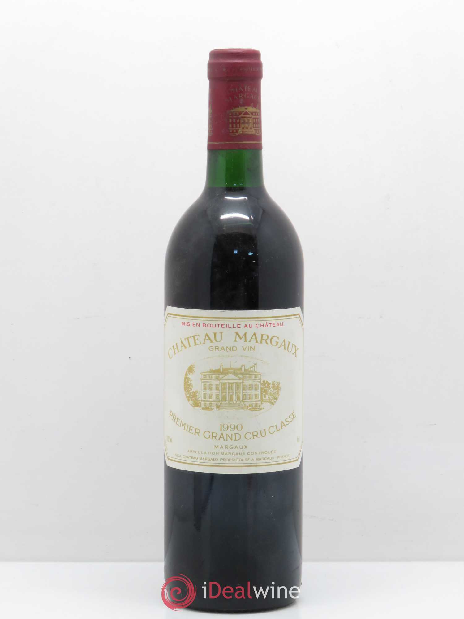 Château Margaux 1er Grand Cru Classé 1990 - Lot de 1 bouteille - 0