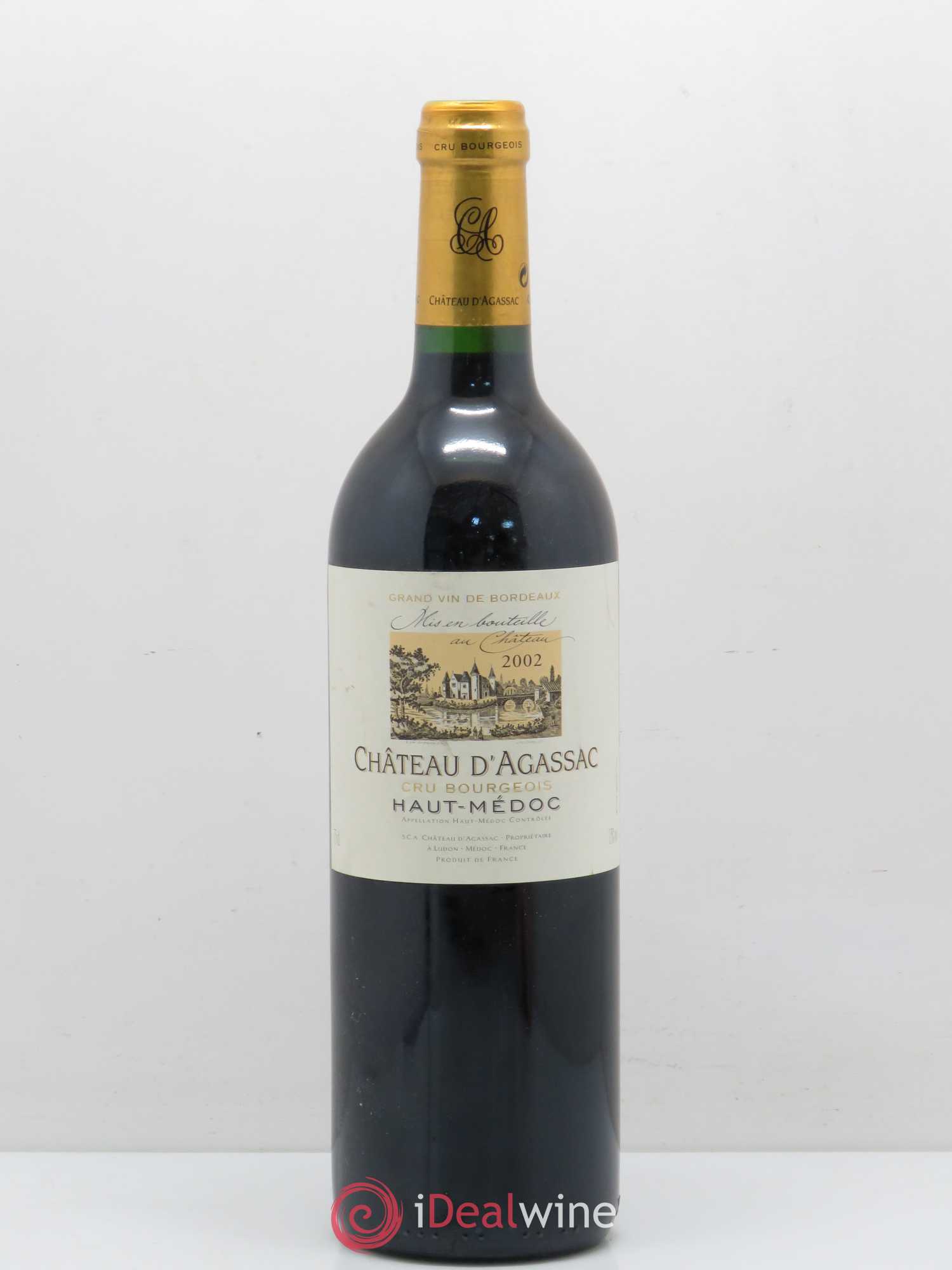 Château d' Agassac Cru Bourgeois 2002 - Lot de 1 bouteille - 0