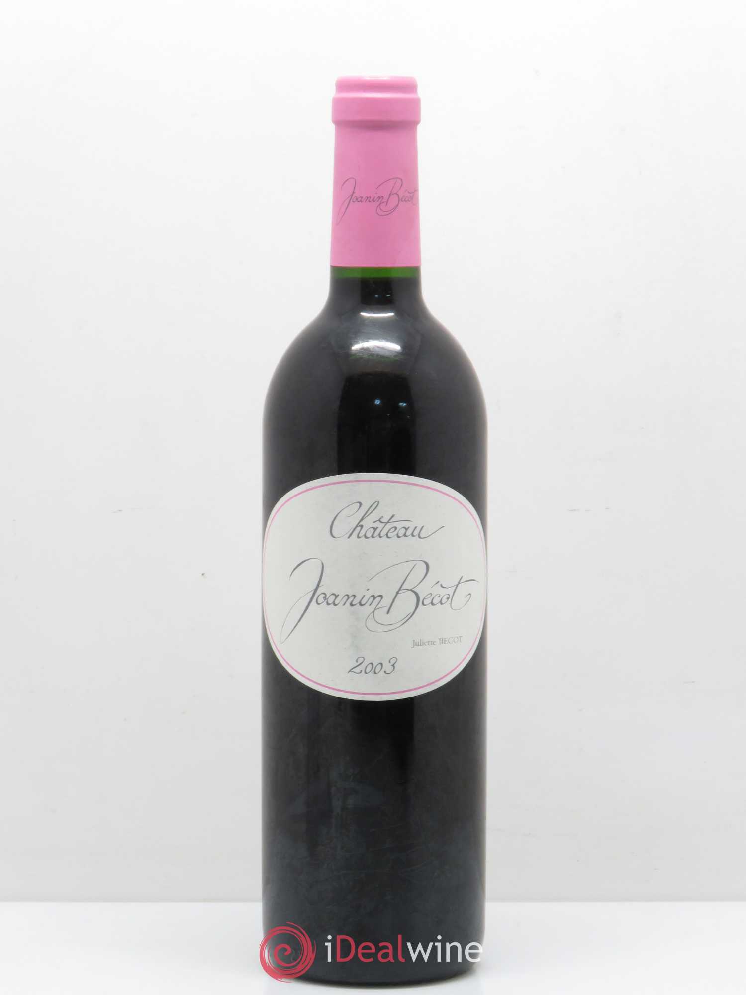 Château Joanin Bécot 2003 - Lot de 1 bouteille - 0
