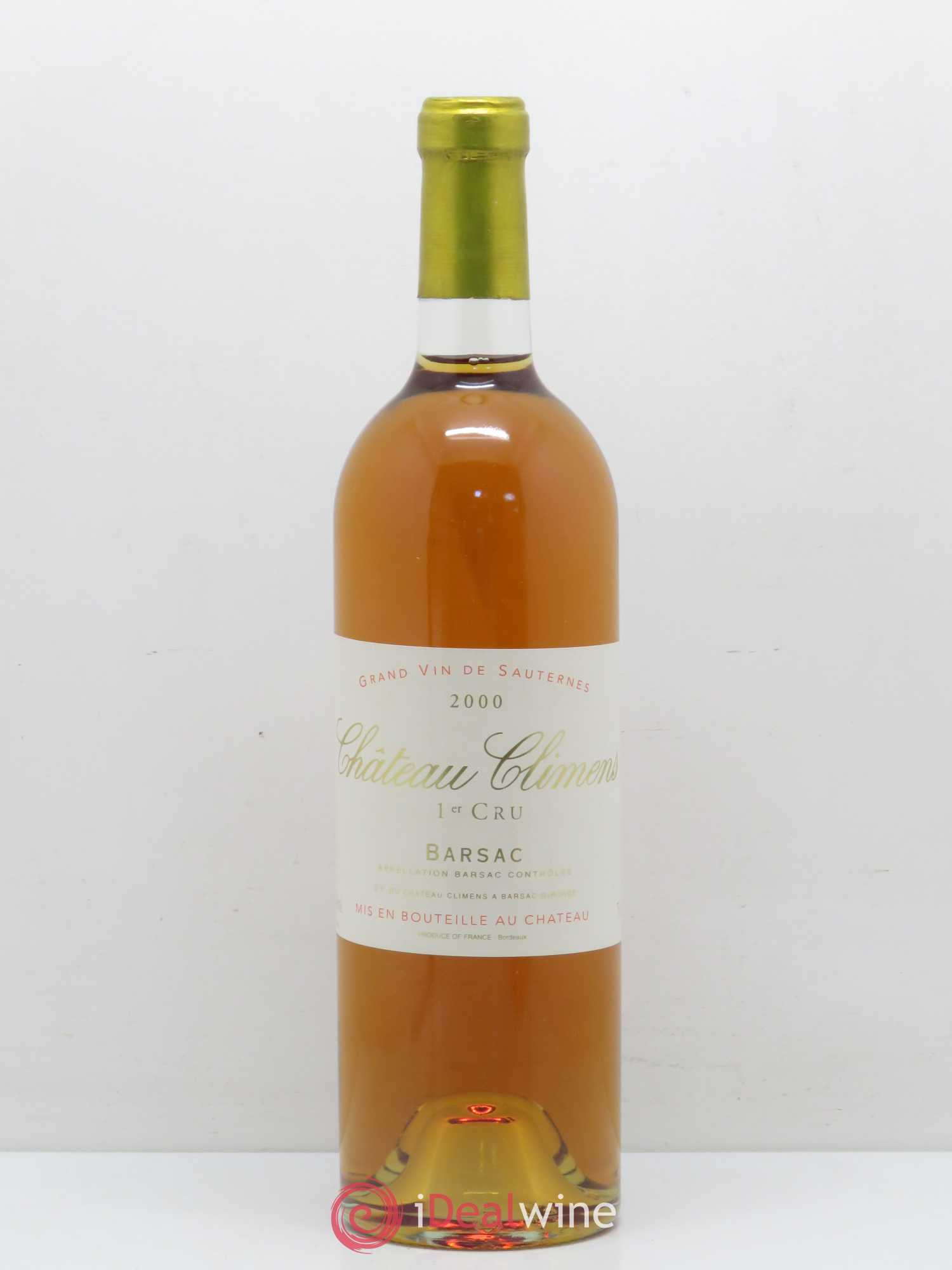Château Climens 1er Grand Cru Classé 2000 - Lotto di 1 bottiglia - 0