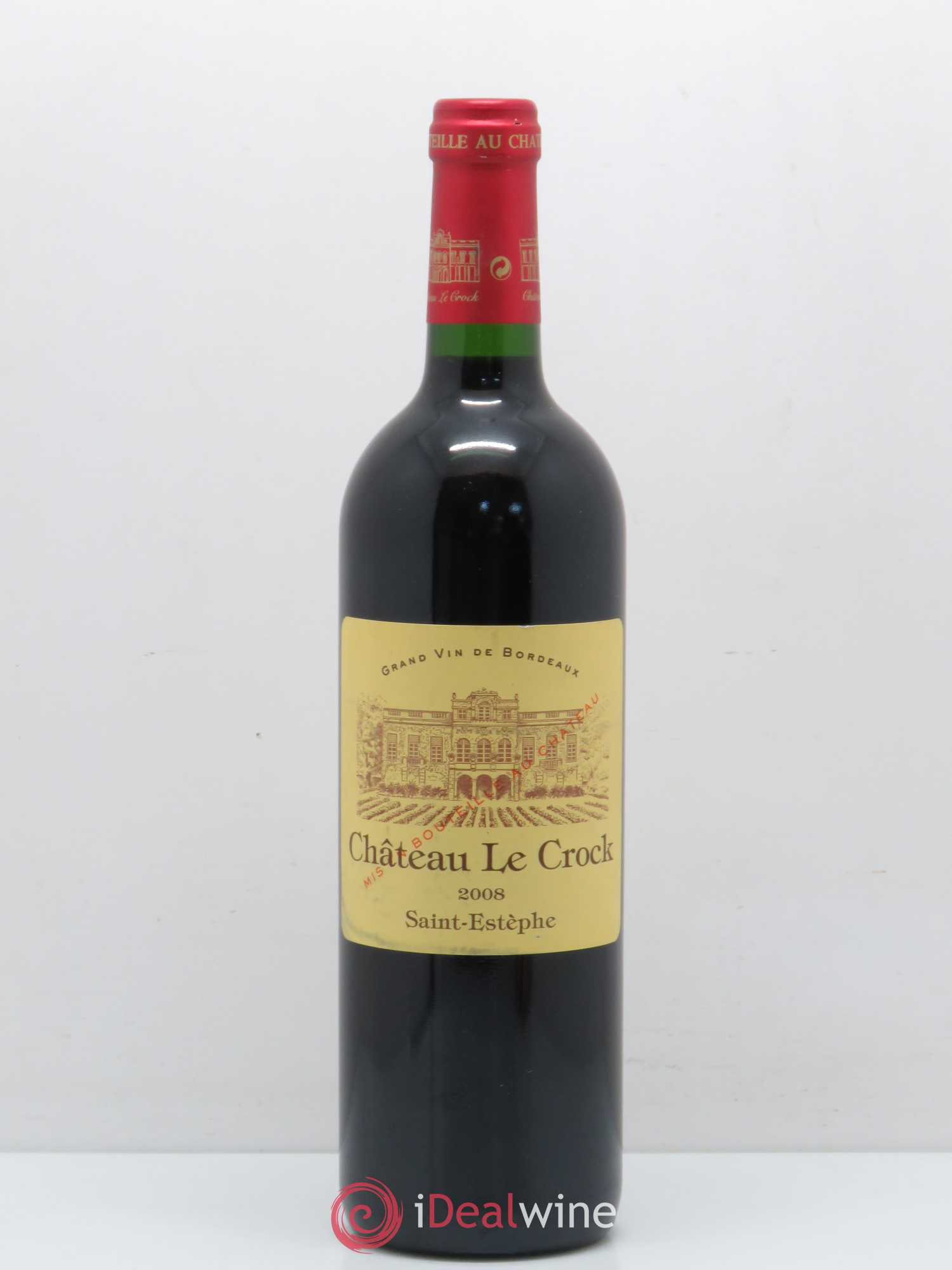 Château le Crock Cru Bourgeois 2008 - Lot de 1 bouteille - 0