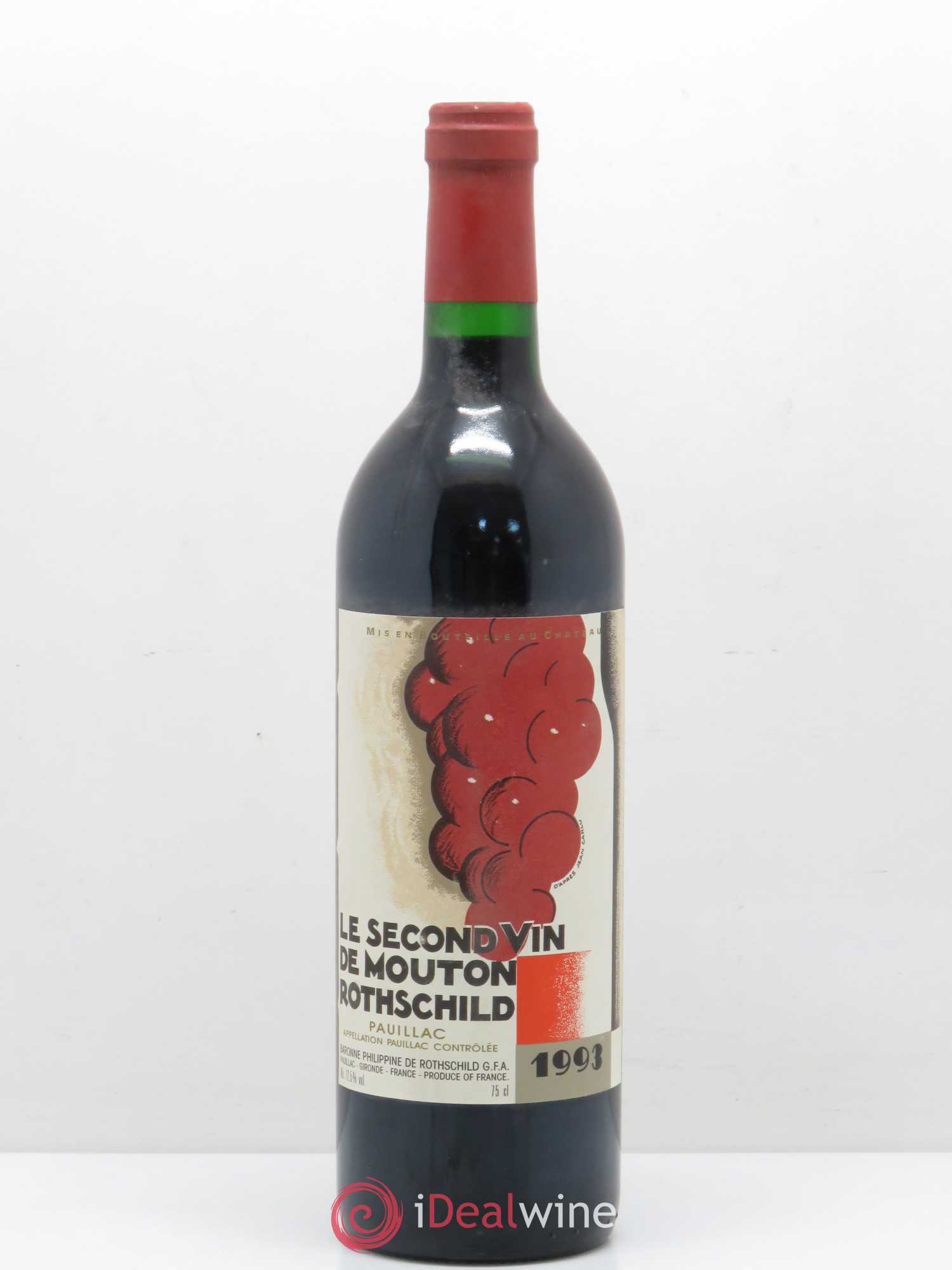 Petit Mouton Second Vin 1993 - Lot de 1 bouteille - 0
