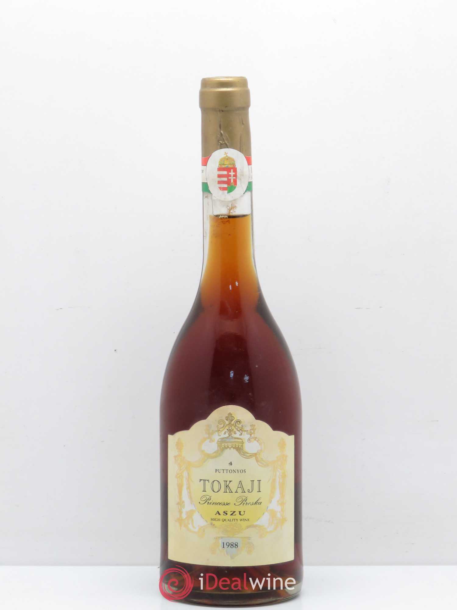 Tokaji Tokaji 4 Puttonyos Princesse Pinosko 1988 - Lotto di 1 bottiglia - 0