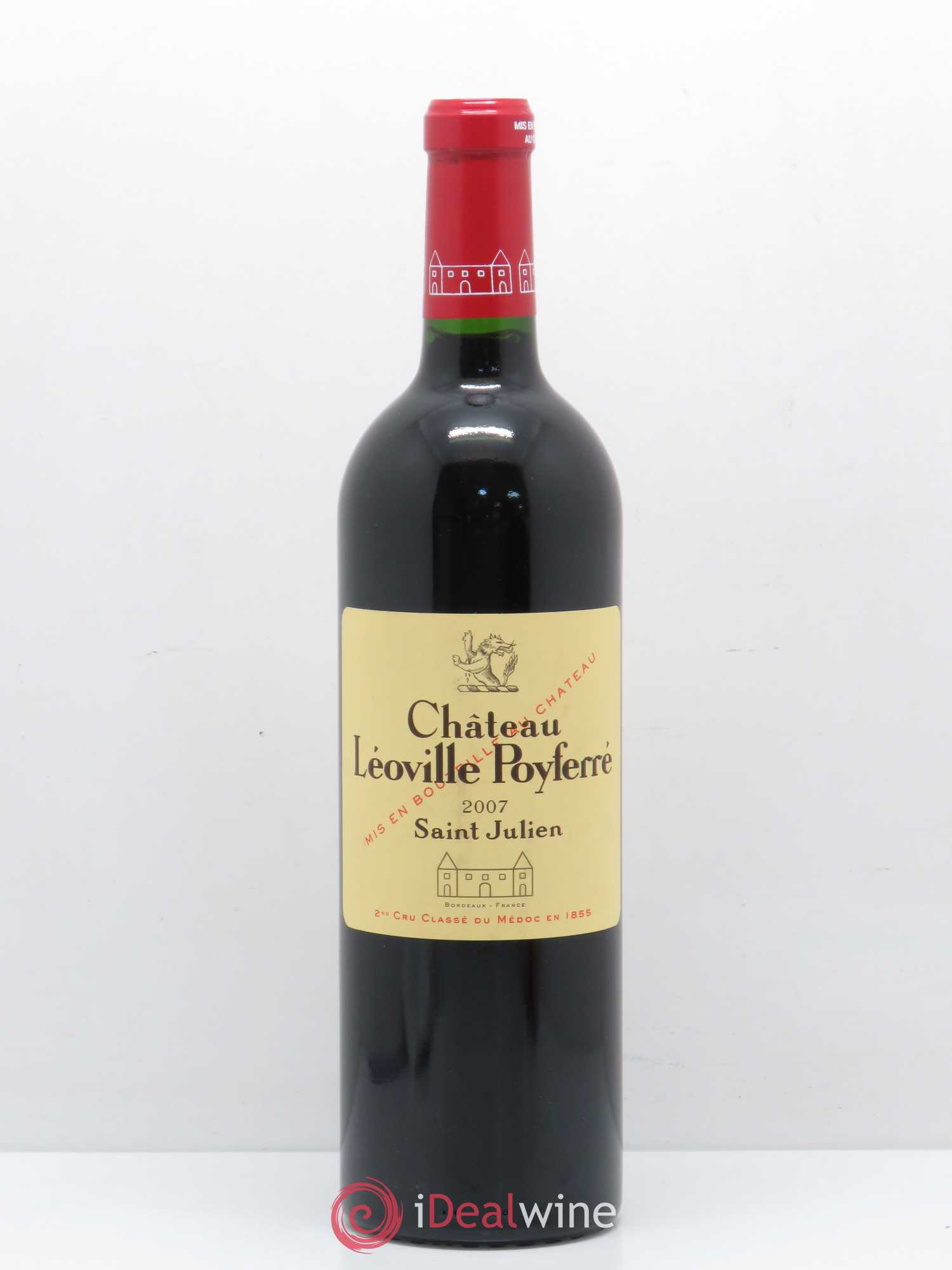 Château Léoville Poyferré 2ème Grand Cru Classé 2007 - Lot de 1 bouteille - 0