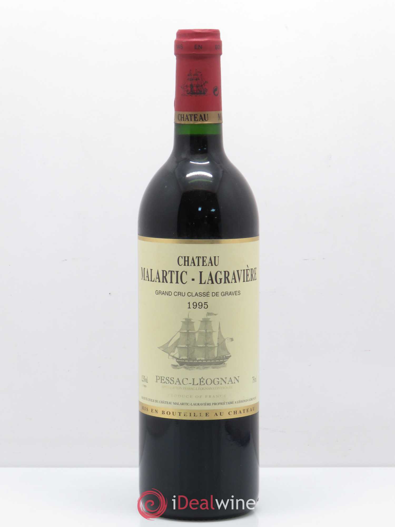 Château Malartic-Lagravière Cru Classé de Graves 1995 - Lot de 1 bouteille - 0