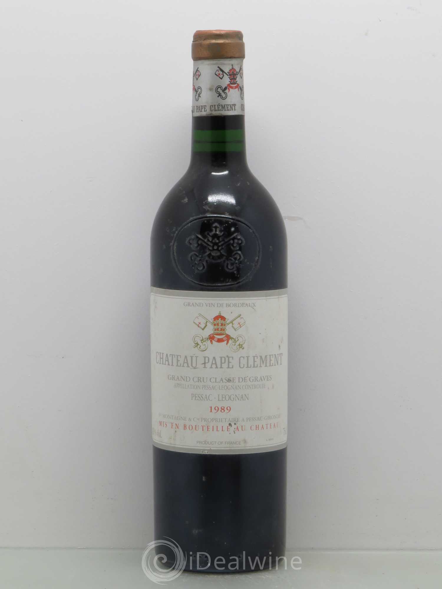 Château Pape Clément Cru Classé de Graves 1989 - Lot de 1 bouteille - 0