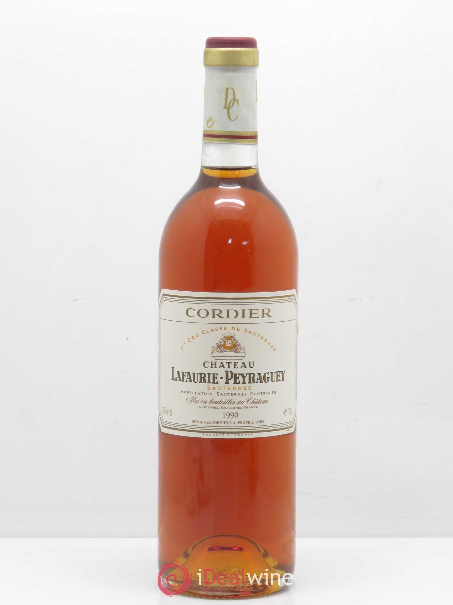 Château Lafaurie-Peyraguey 1er Grand Cru Classé 1990 - Lotto di 1 bottiglia - 0