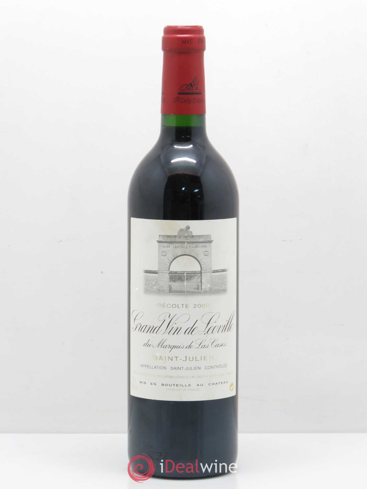 Château Léoville Las Cases 2ème Grand Cru Classé 2000 - Lot de 1 bouteille - 0