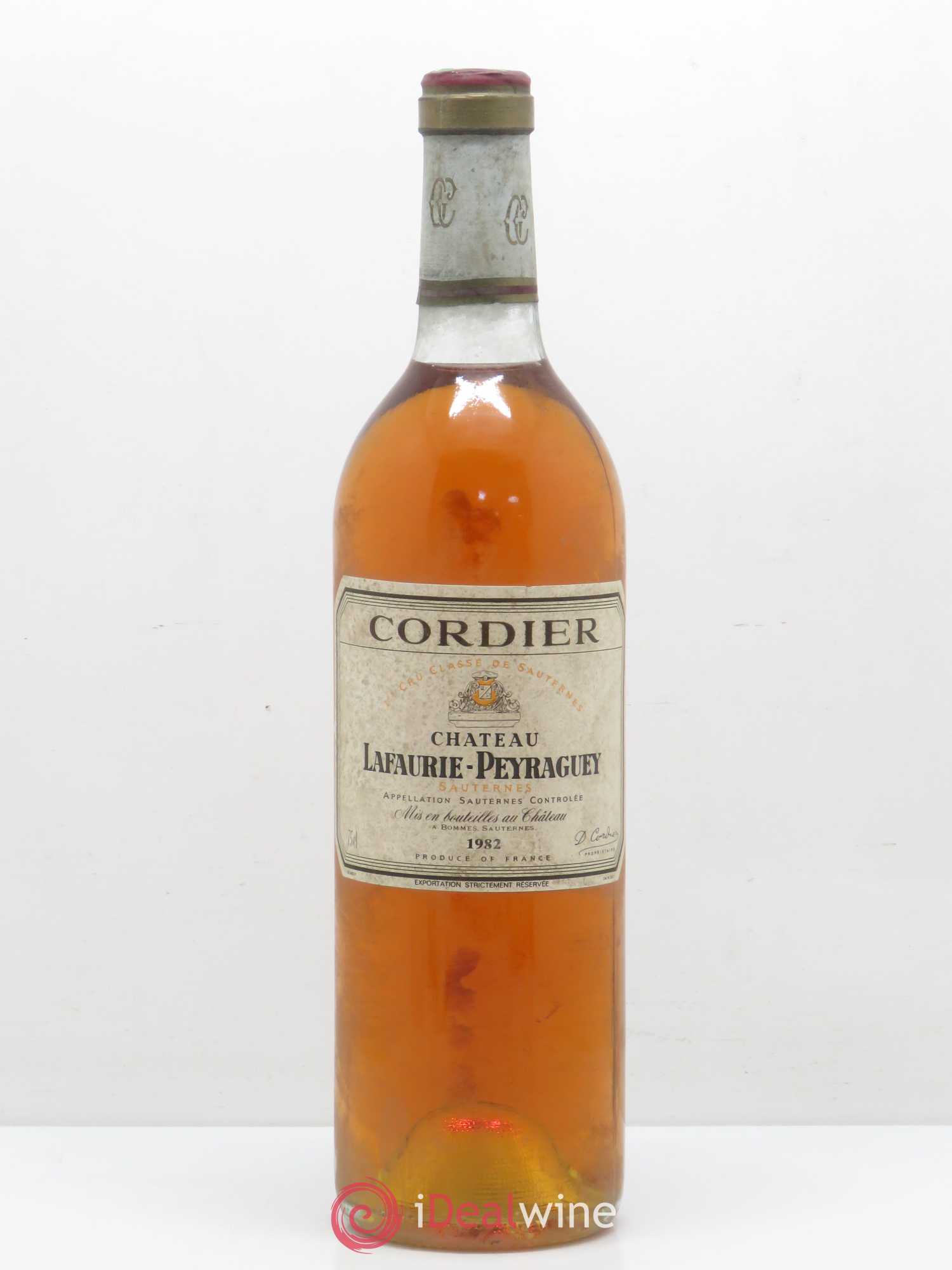 Château Lafaurie-Peyraguey 1er Grand Cru Classé 1982 - Lotto di 1 bottiglia - 0