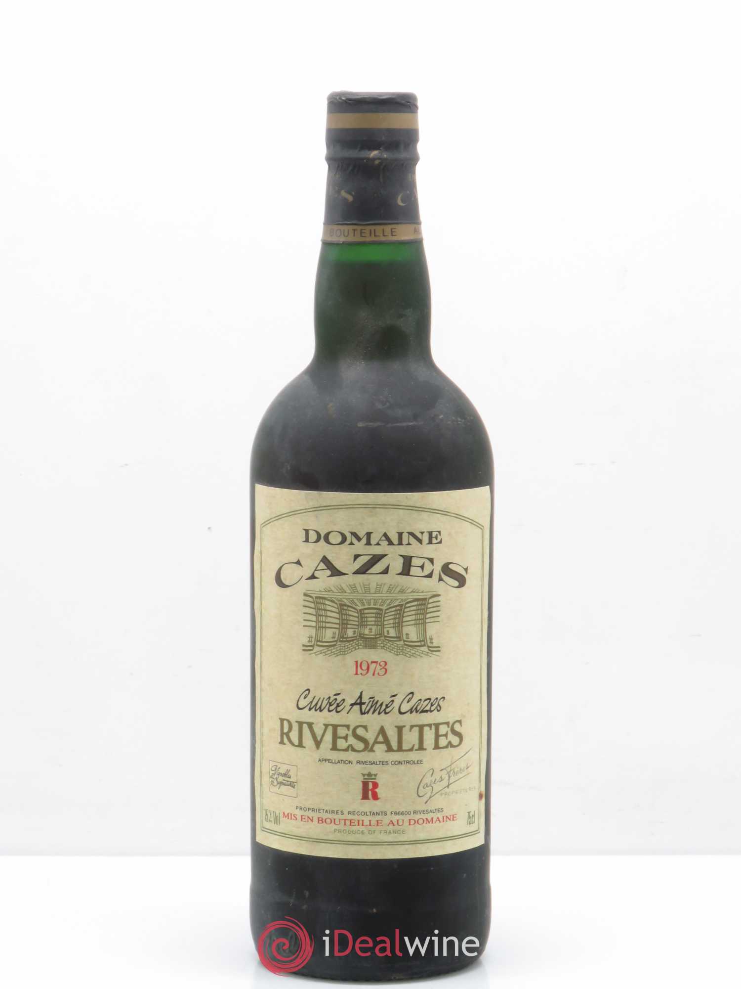 Rivesaltes Cazes cuvée Aimé Cazes 1973 - Posten von 1 Flasche - 0
