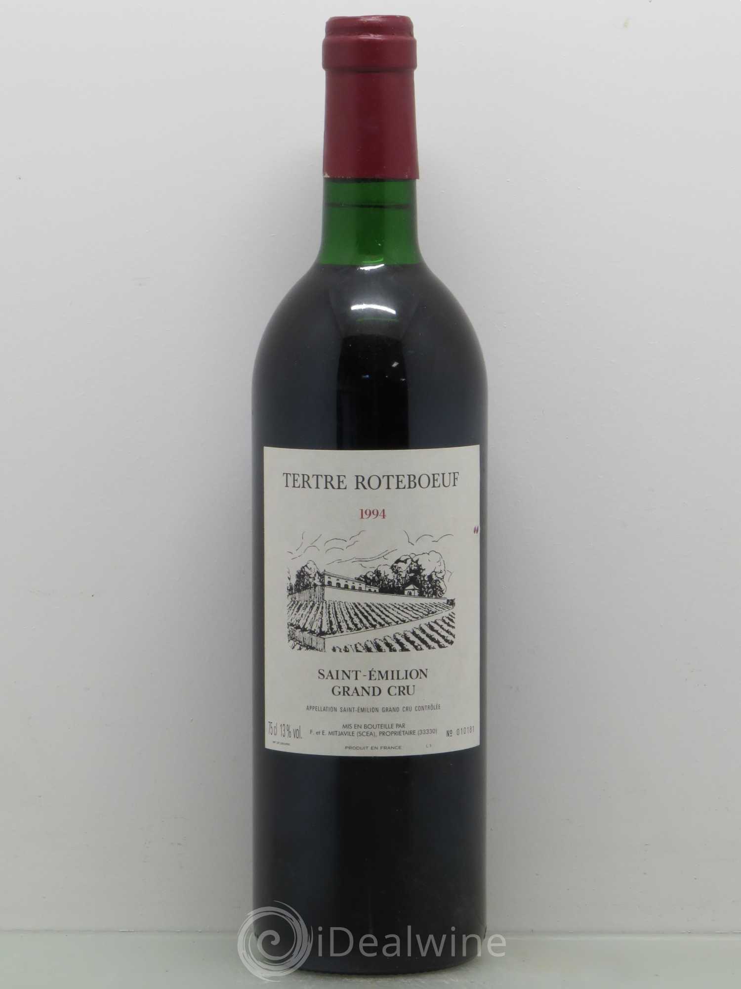 Château Tertre Roteboeuf 1994 - Posten von 1 Flasche - 0