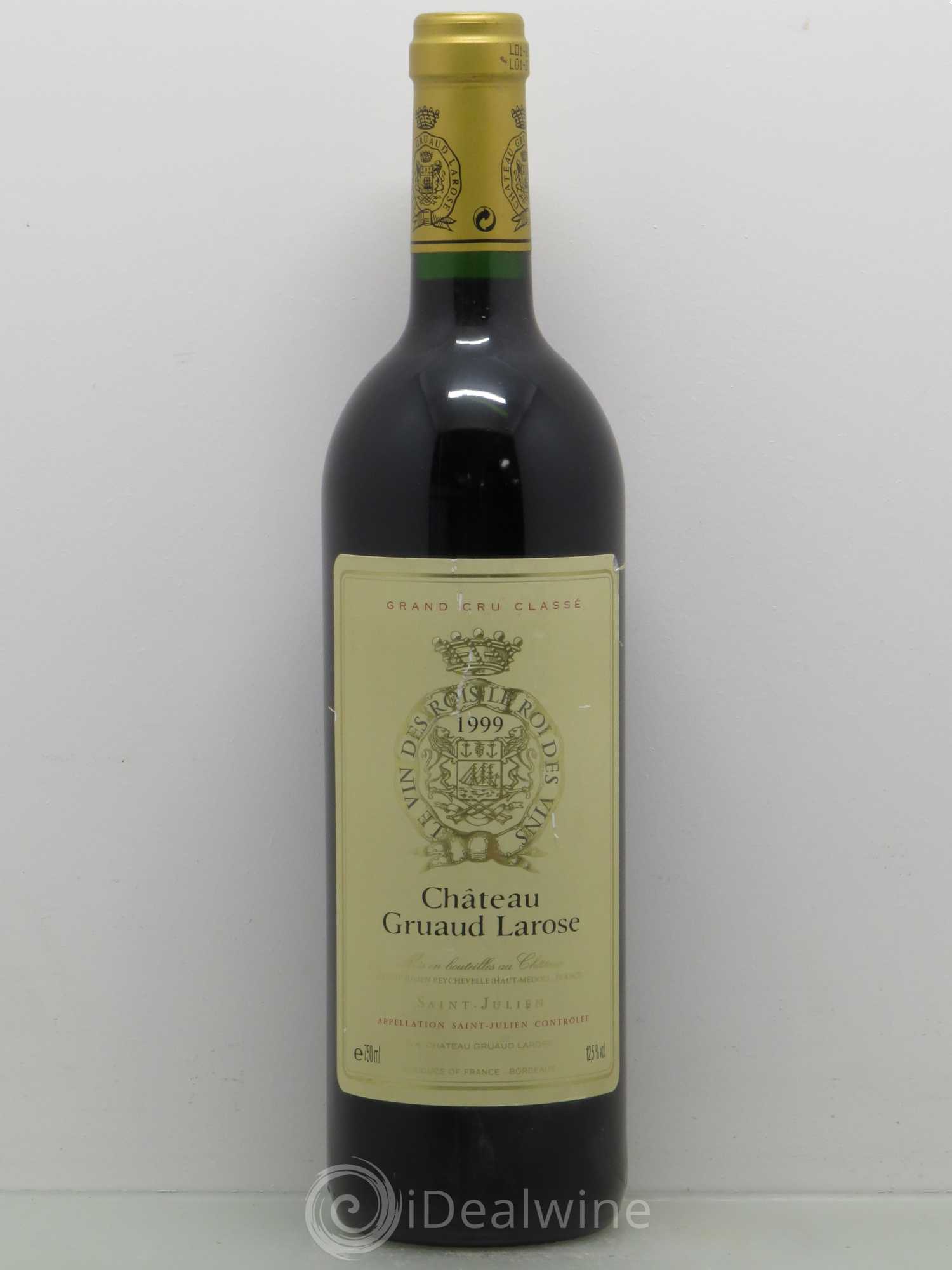 Château Gruaud Larose 2ème Grand Cru Classé 1999 - Lot de 1 bouteille - 0