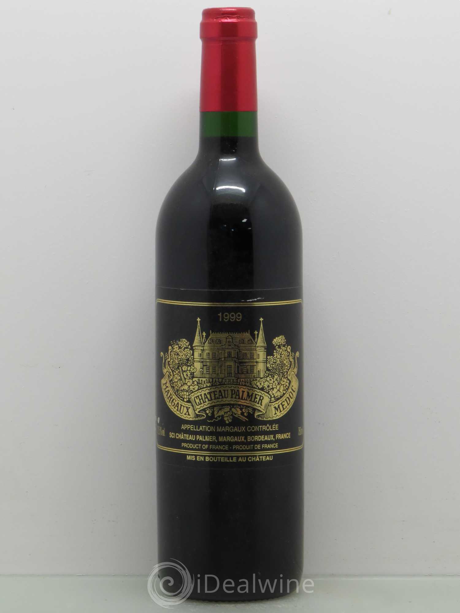 Château Palmer 3ème Grand Cru Classé 1999 - Lot de 1 bouteille - 0