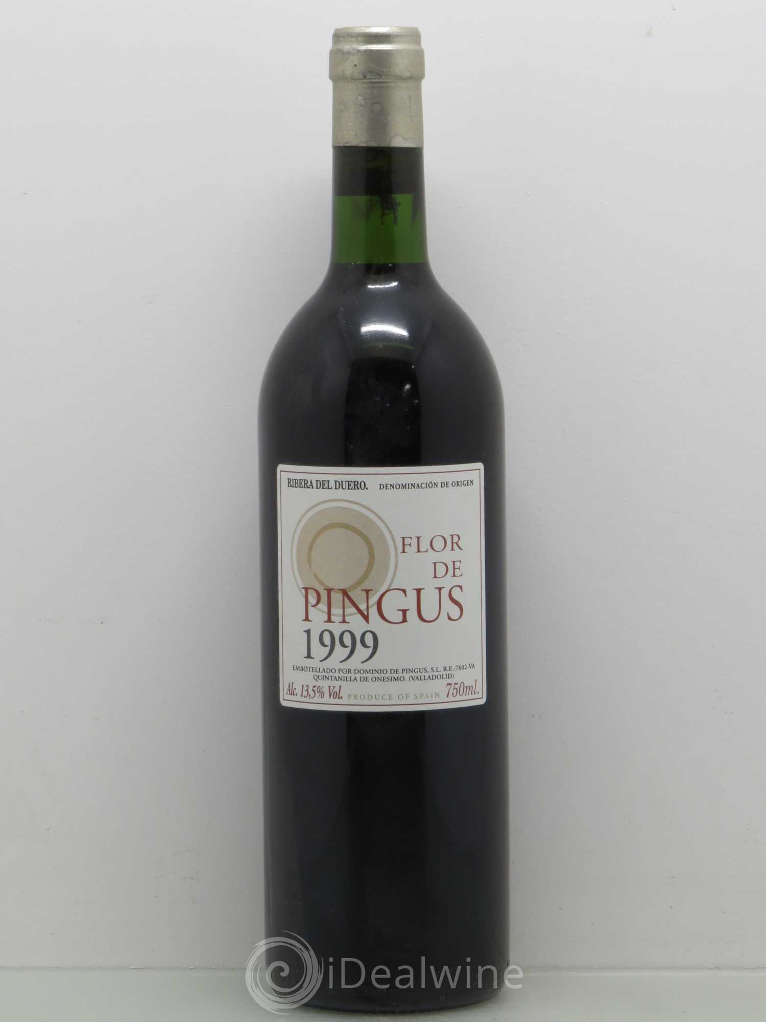 Ribera Del Duero Flor de Pingus Dominio de Pingus - Peter Sisseck 1999 - Lot de 1 bouteille - 0
