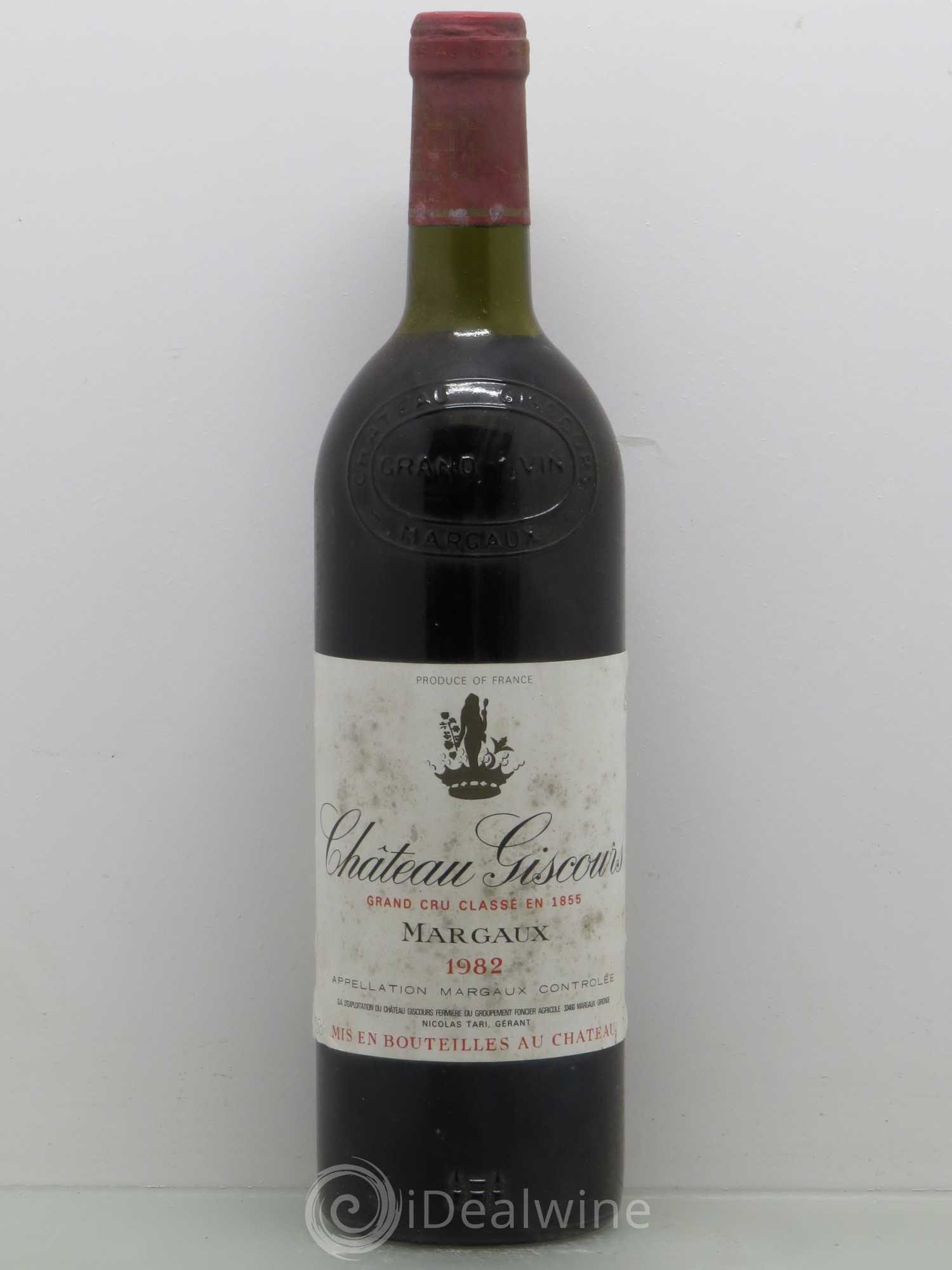 Château Giscours 3ème Grand Cru Classé 1982 - Lot de 1 bouteille - 0