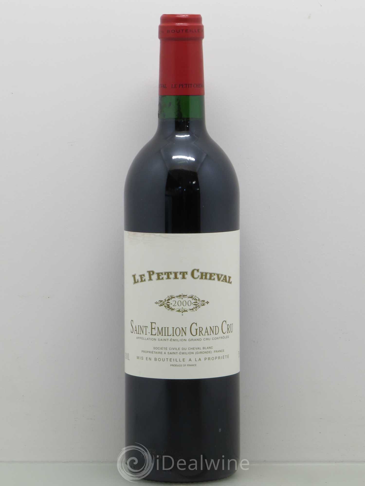 Le Petit Cheval Second Vin 2000 - Lot de 1 bouteille - 0