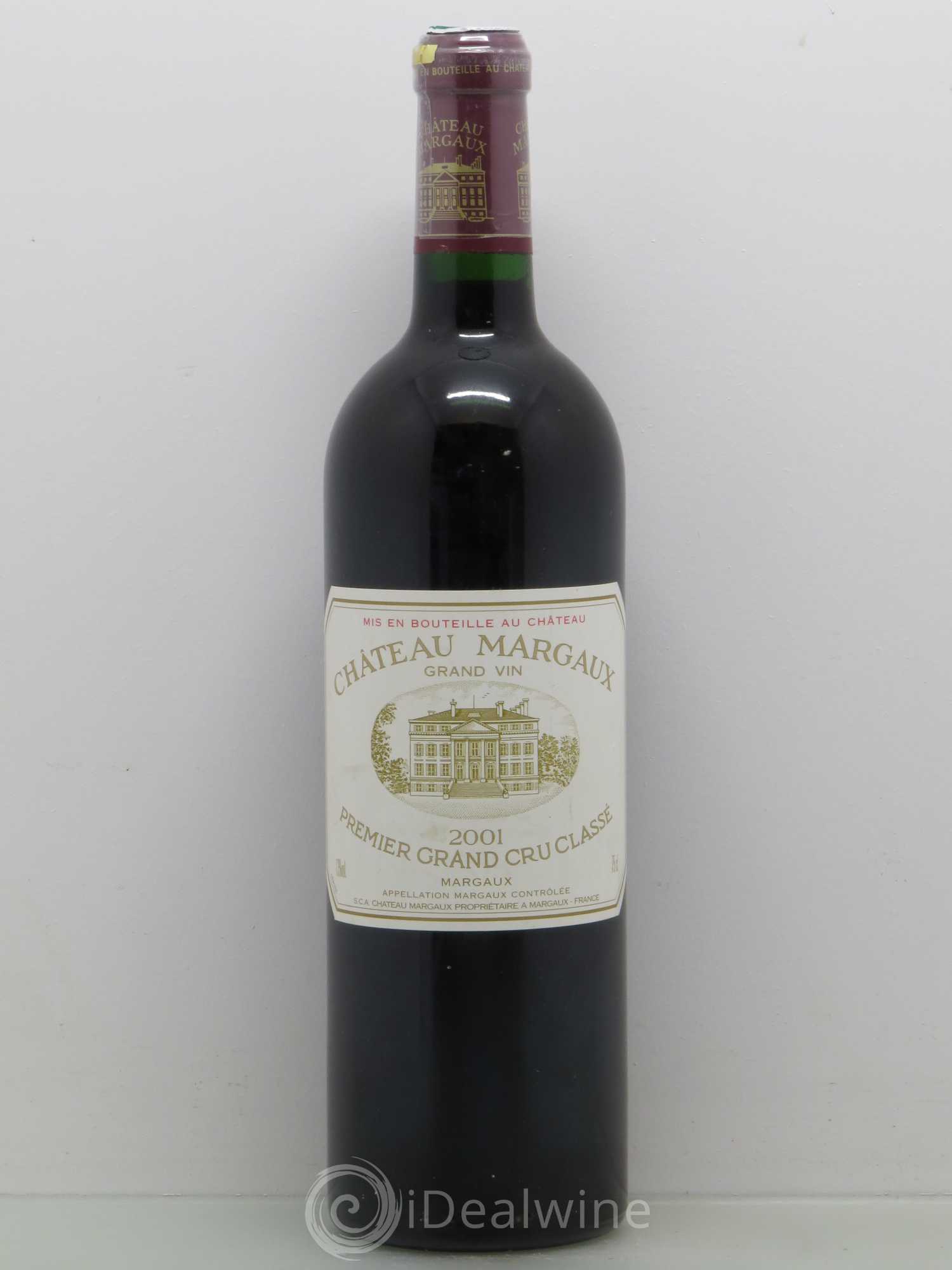 Château Margaux 1er Grand Cru Classé 2001 - Lot de 1 bouteille - 0
