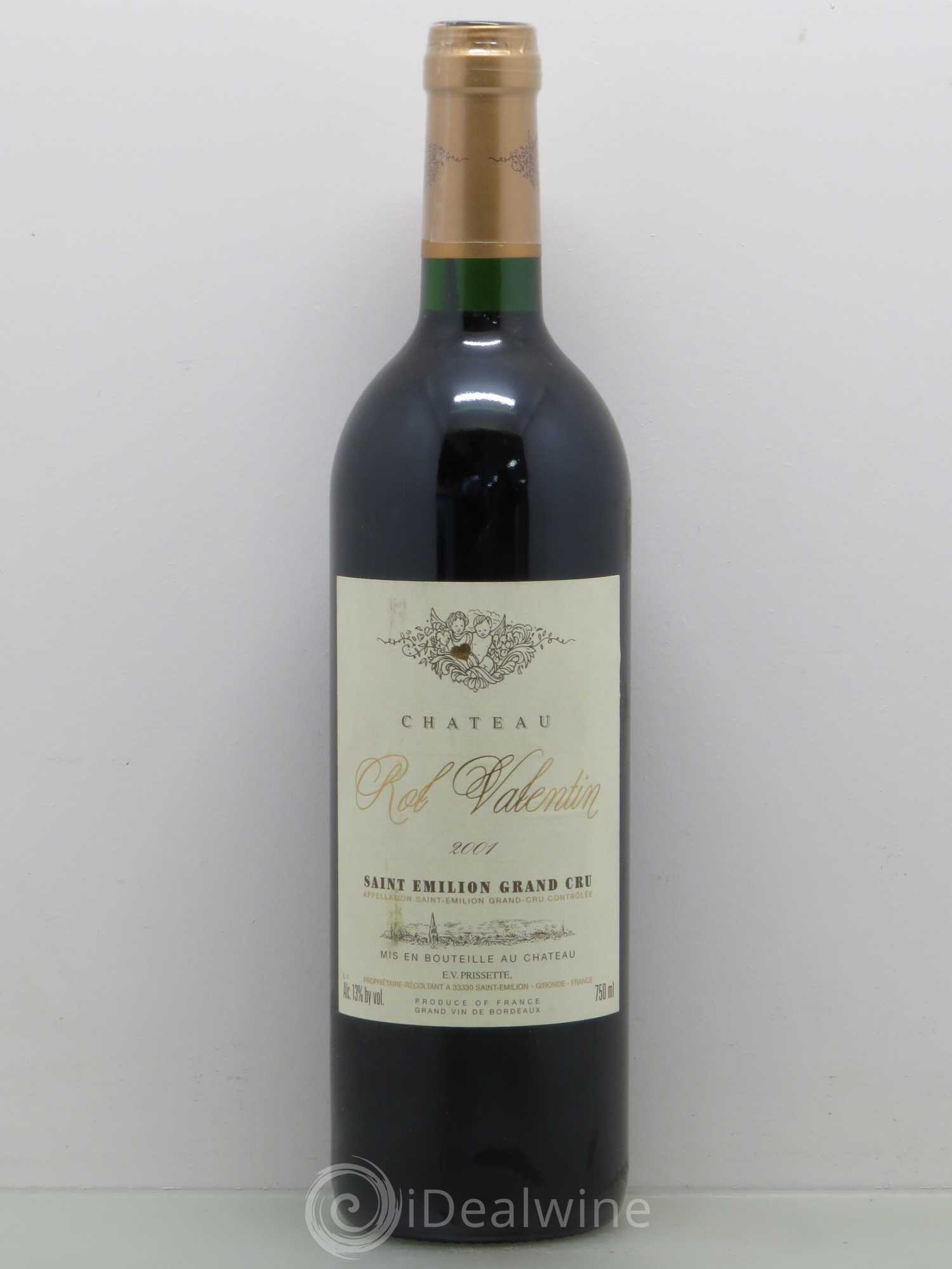 Château Rol Valentin Grand Cru Classé 2001 - Posten von 1 Flasche - 0