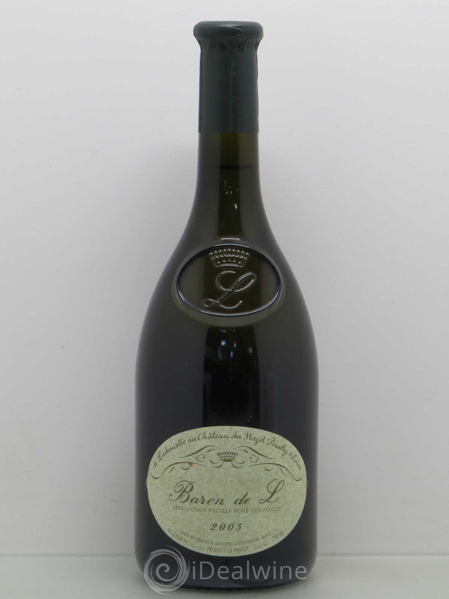 Pouilly-Fumé Baron de L Patrick de Ladoucette 2005 - Lot de 1 bouteille - 0