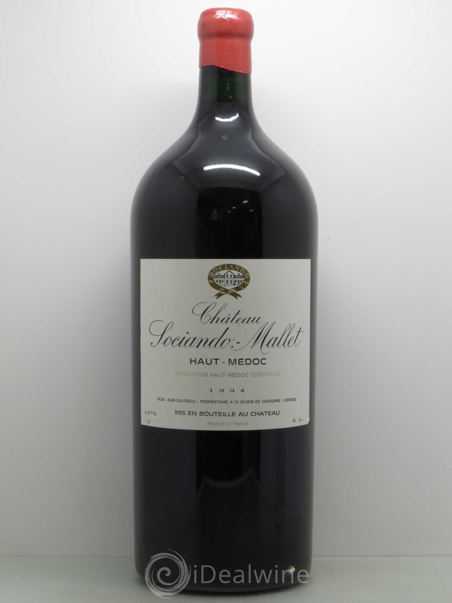 Château Sociando Mallet 1994 - Lot de 1 impériale - 0