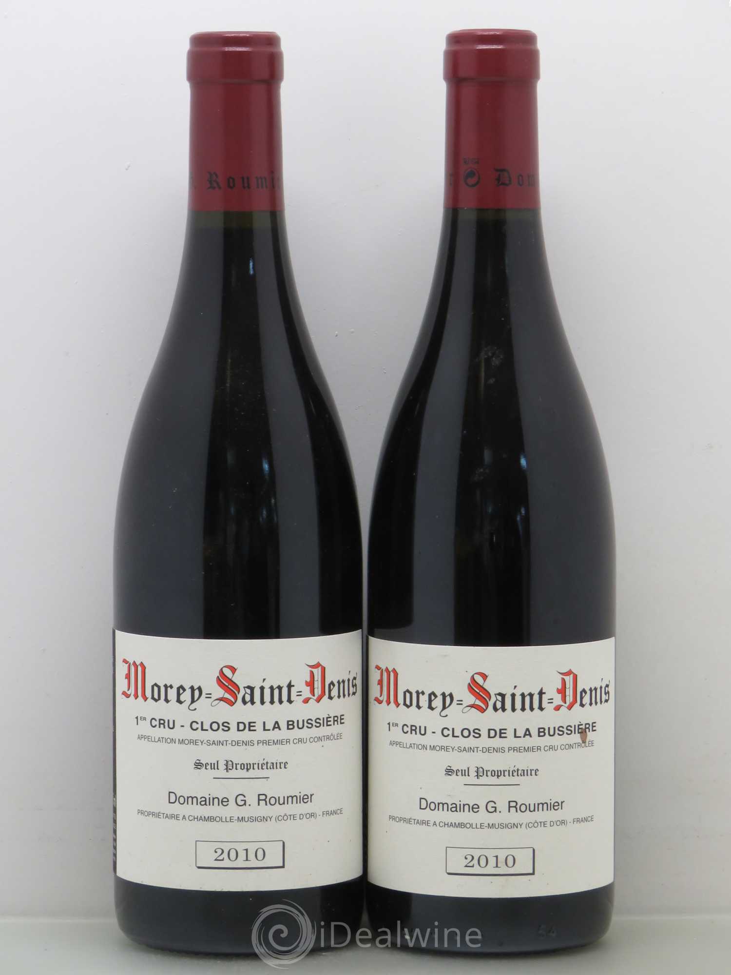 Morey-Saint-Denis 1er Cru Clos de la Bussière Georges Roumier (Domaine) 2010 - Lot de 2 bouteilles - 0
