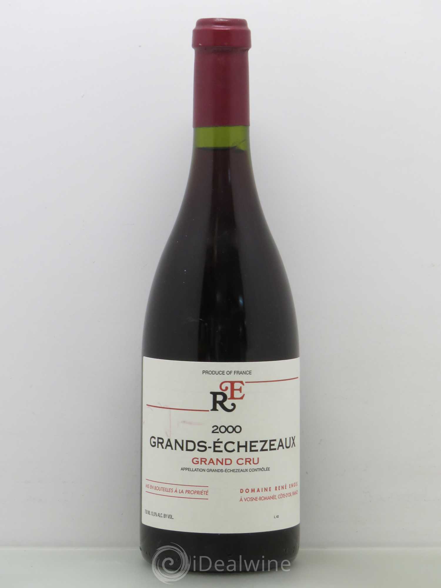 Grands-Echezeaux Grand Cru Domaine René Engel - Domaine Eugénie 2000 - Lot de 1 bouteille - 0