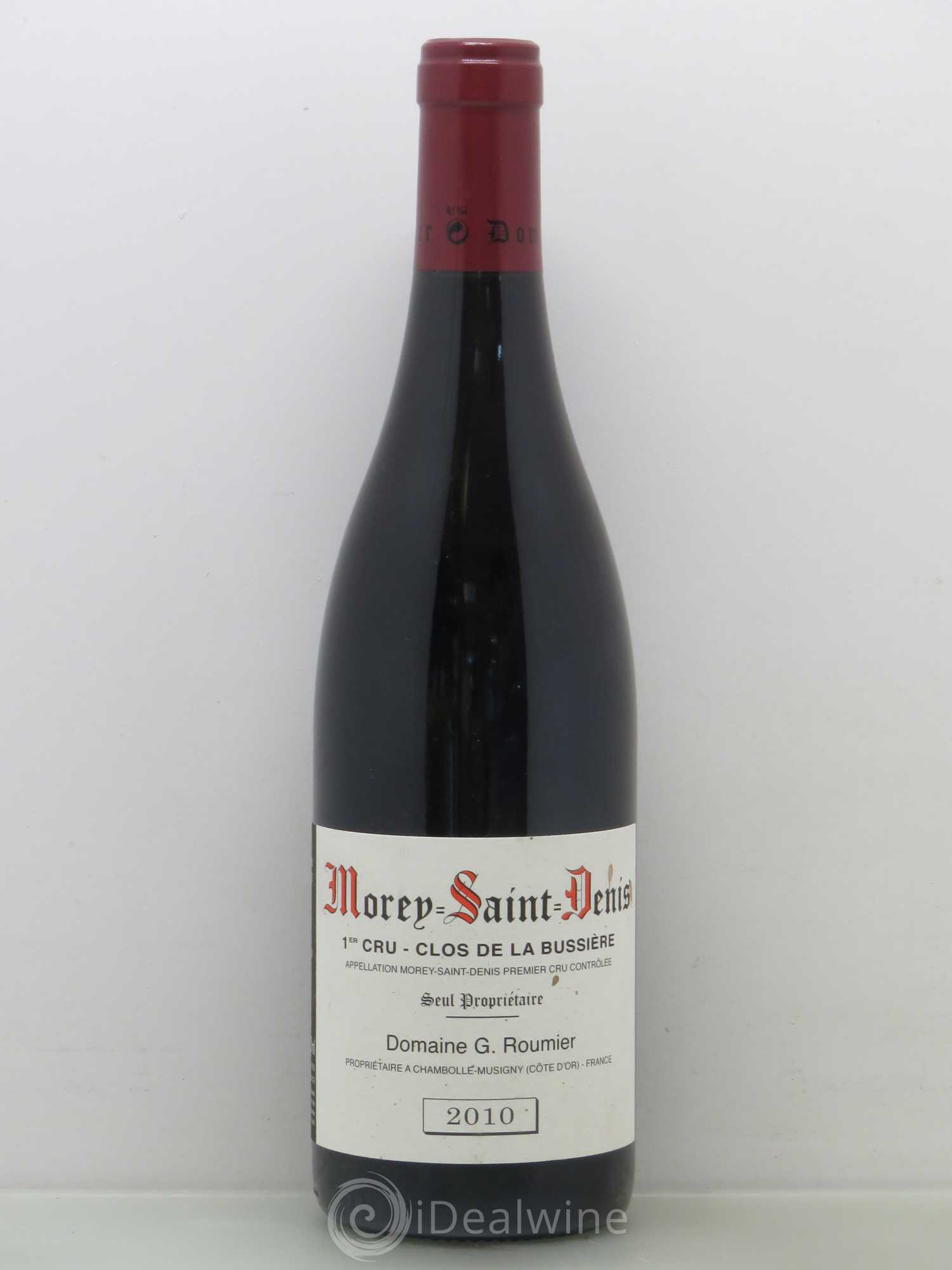 Morey-Saint-Denis 1er Cru Clos de la Bussière Georges Roumier (Domaine) 2010 - Lot de 1 bouteille - 0