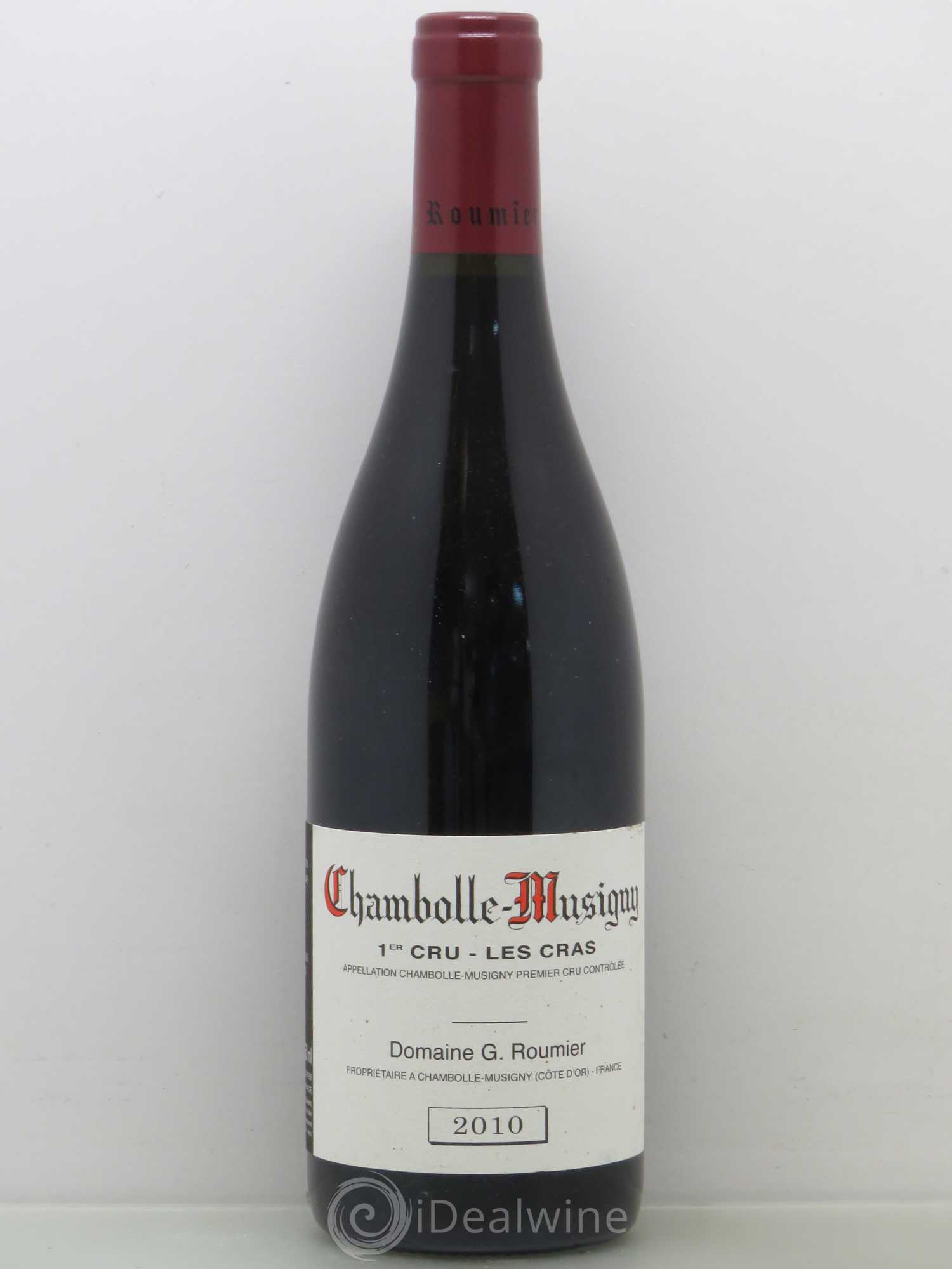 Chambolle-Musigny 1er Cru Les Cras Georges Roumier (Domaine) 2010 - Lot de 1 bouteille - 0