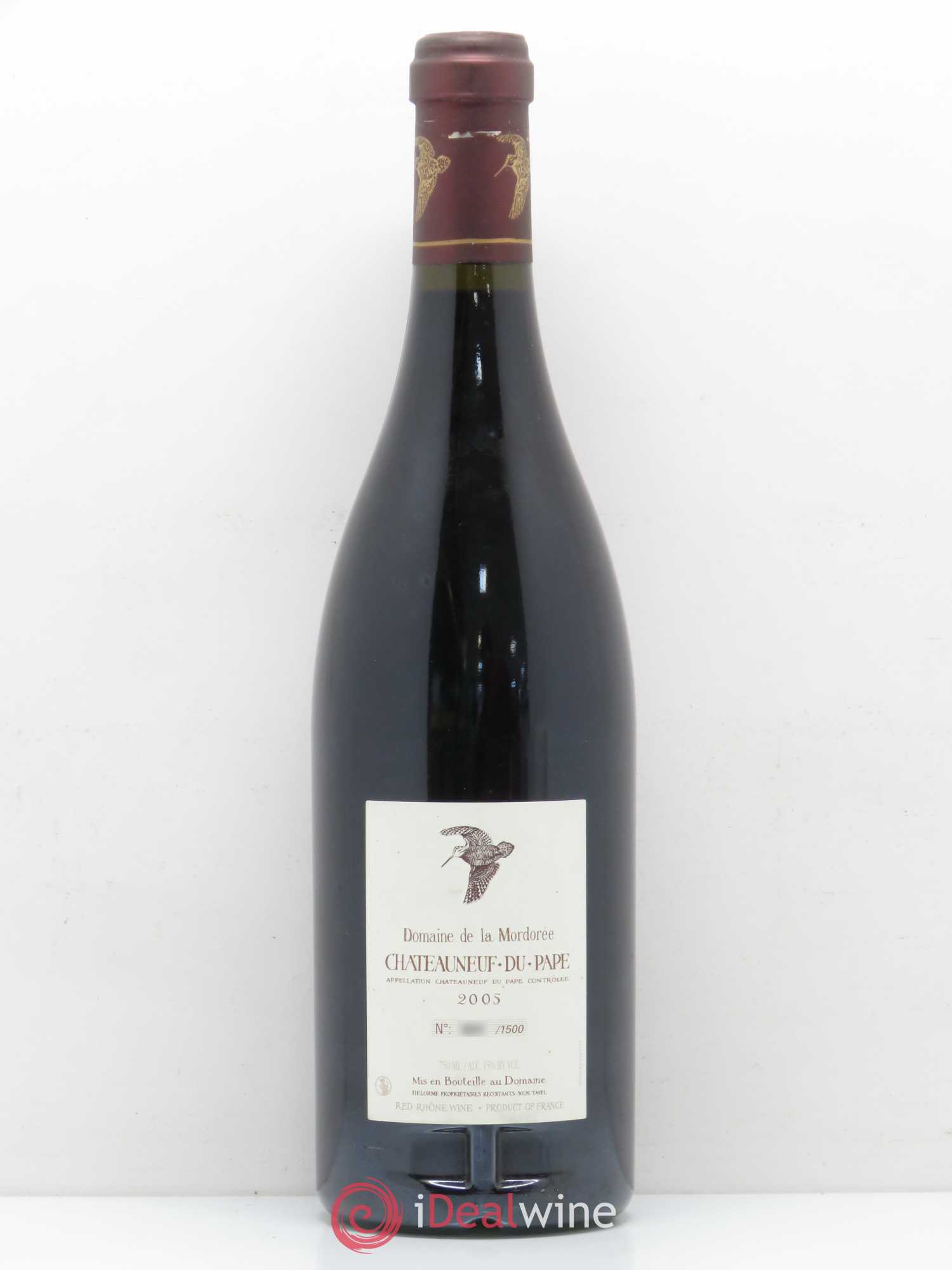 Châteauneuf-du-Pape La Plume du Peintre La Mordorée (Domaine de) 2005 - Lot de 1 bouteille - 1