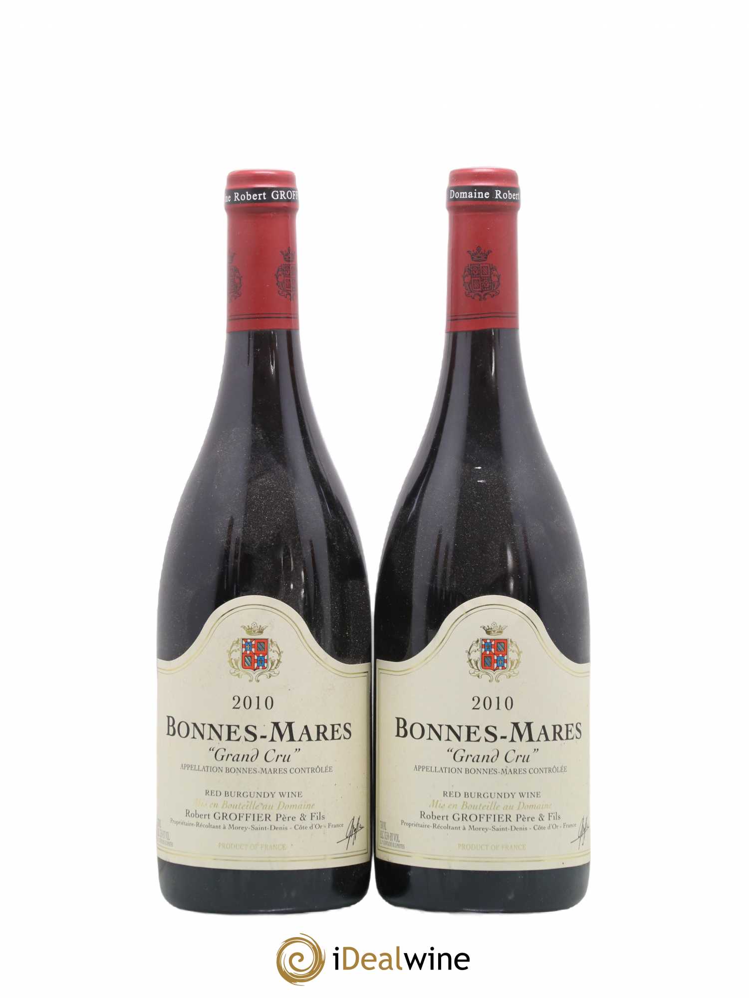 Bonnes-Mares Grand Cru Robert Groffier Père & Fils (Domaine) 2010 - Lot de 2 bouteilles - 0