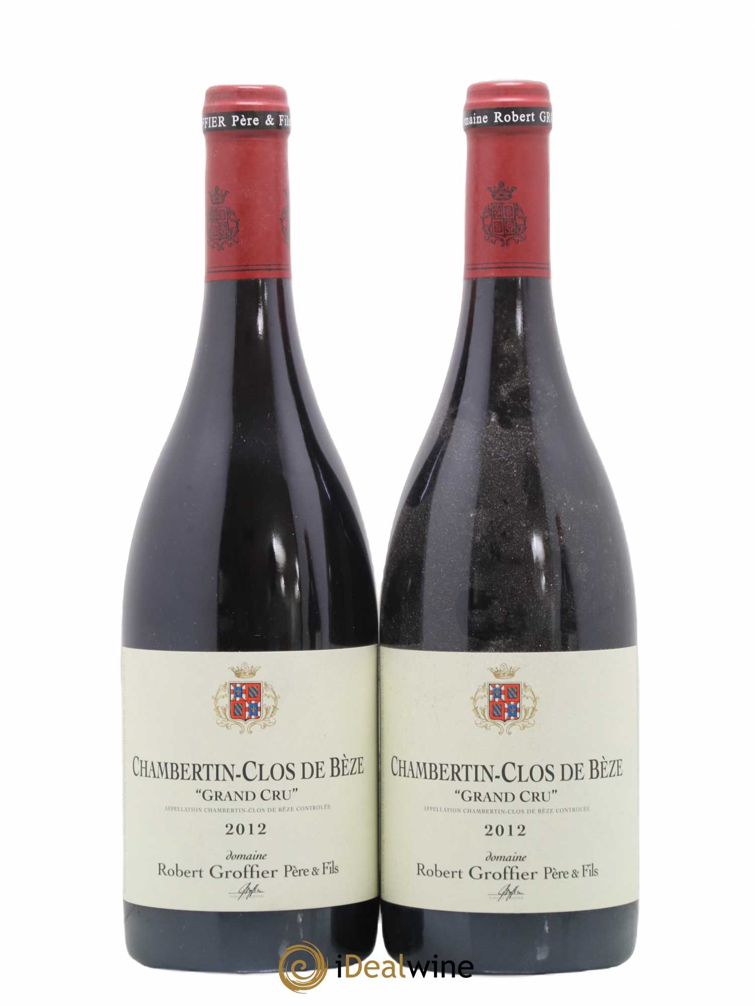 Chambertin Clos de Bèze Grand Cru Robert Groffier Père & Fils (Domaine) 2012 - Lot de 2 bouteilles - 0