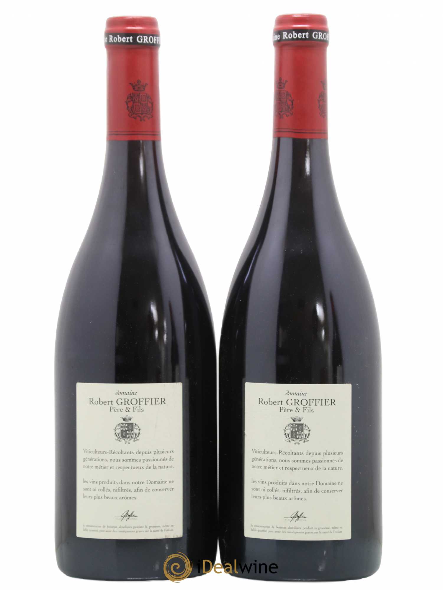 Chambolle-Musigny 1er Cru Les Amoureuses Robert Groffier Père & Fils (Domaine) 2012 - Lot de 2 bouteilles - 1