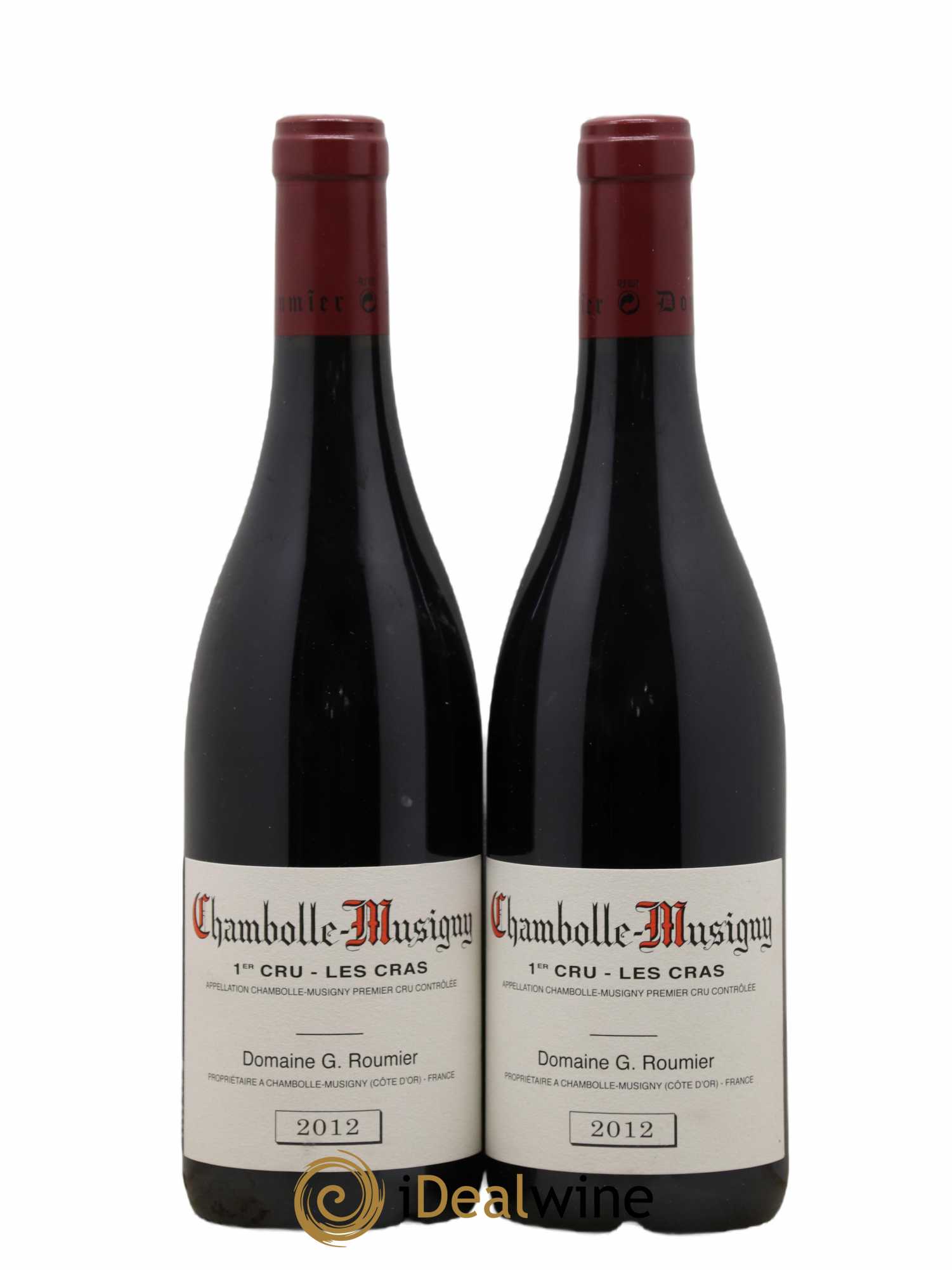 Chambolle-Musigny 1er Cru Les Cras Georges Roumier (Domaine) 2012 - Lot de 2 bouteilles - 0