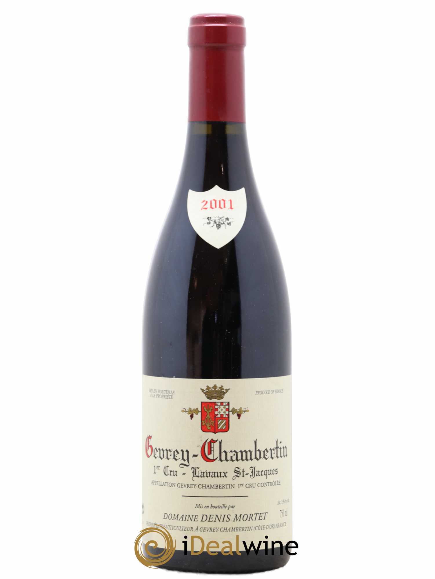 Gevrey-Chambertin 1er Cru Lavaux Saint Jacques Denis Mortet (Domaine) 2001 - Lot de 1 bouteille - 0