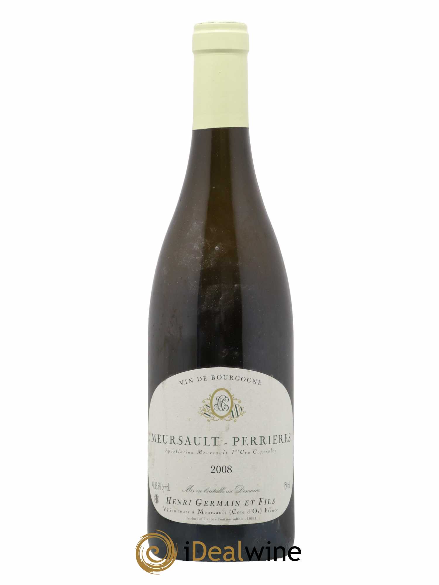 Meursault 1er Cru Perrières Henri Germain 2008 - Lot de 1 bouteille - 0