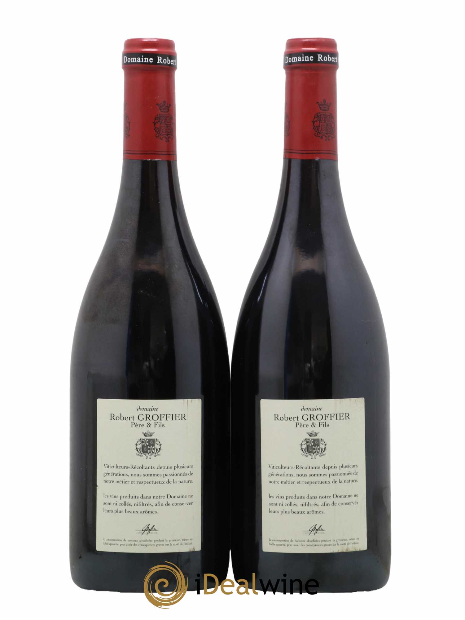 Bonnes-Mares Grand Cru Robert Groffier Père & Fils (Domaine) 2012 - Lot de 2 bouteilles - 1