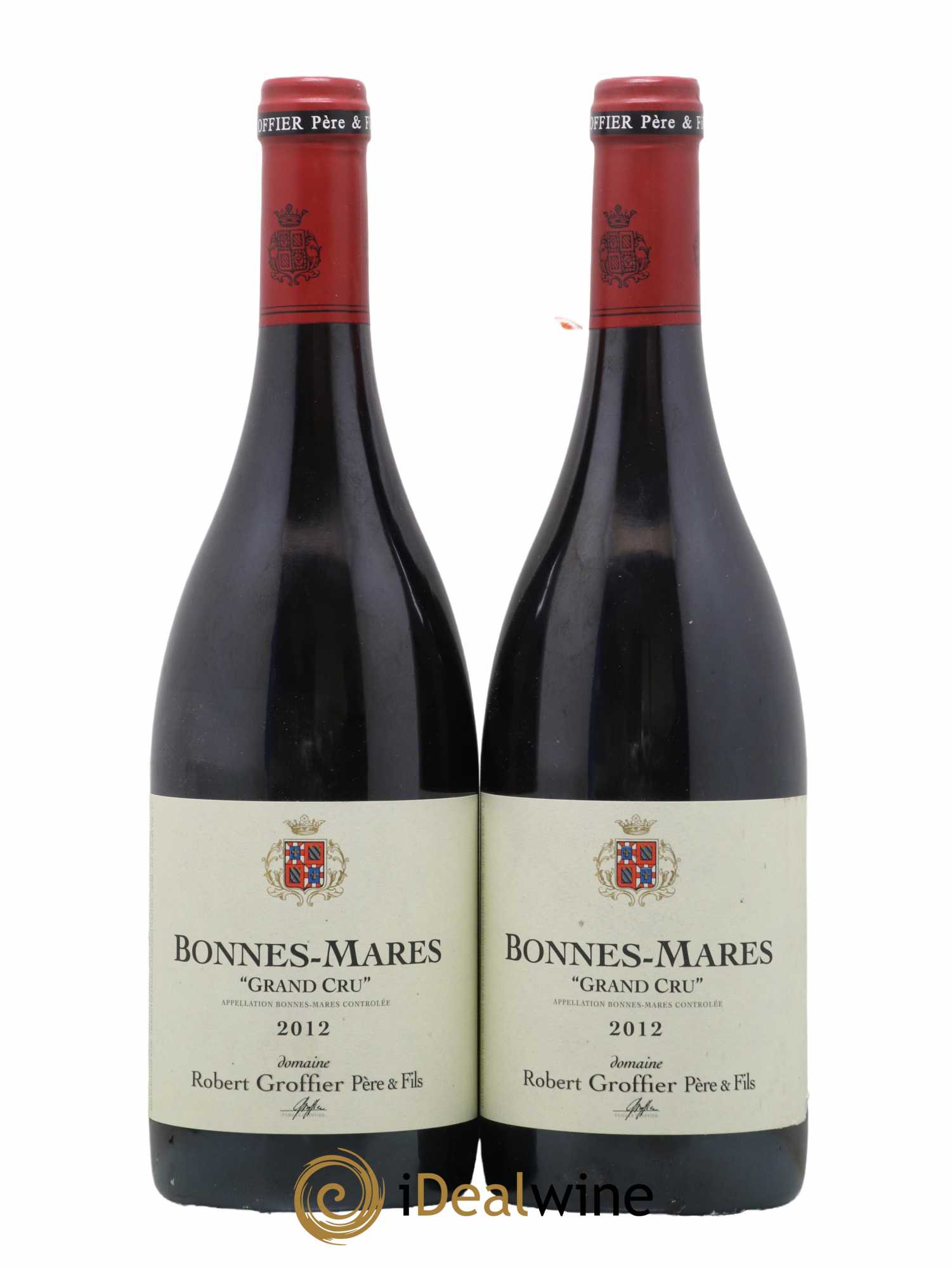 Bonnes-Mares Grand Cru Robert Groffier Père & Fils (Domaine) 2012 - Lot de 2 bouteilles - 0