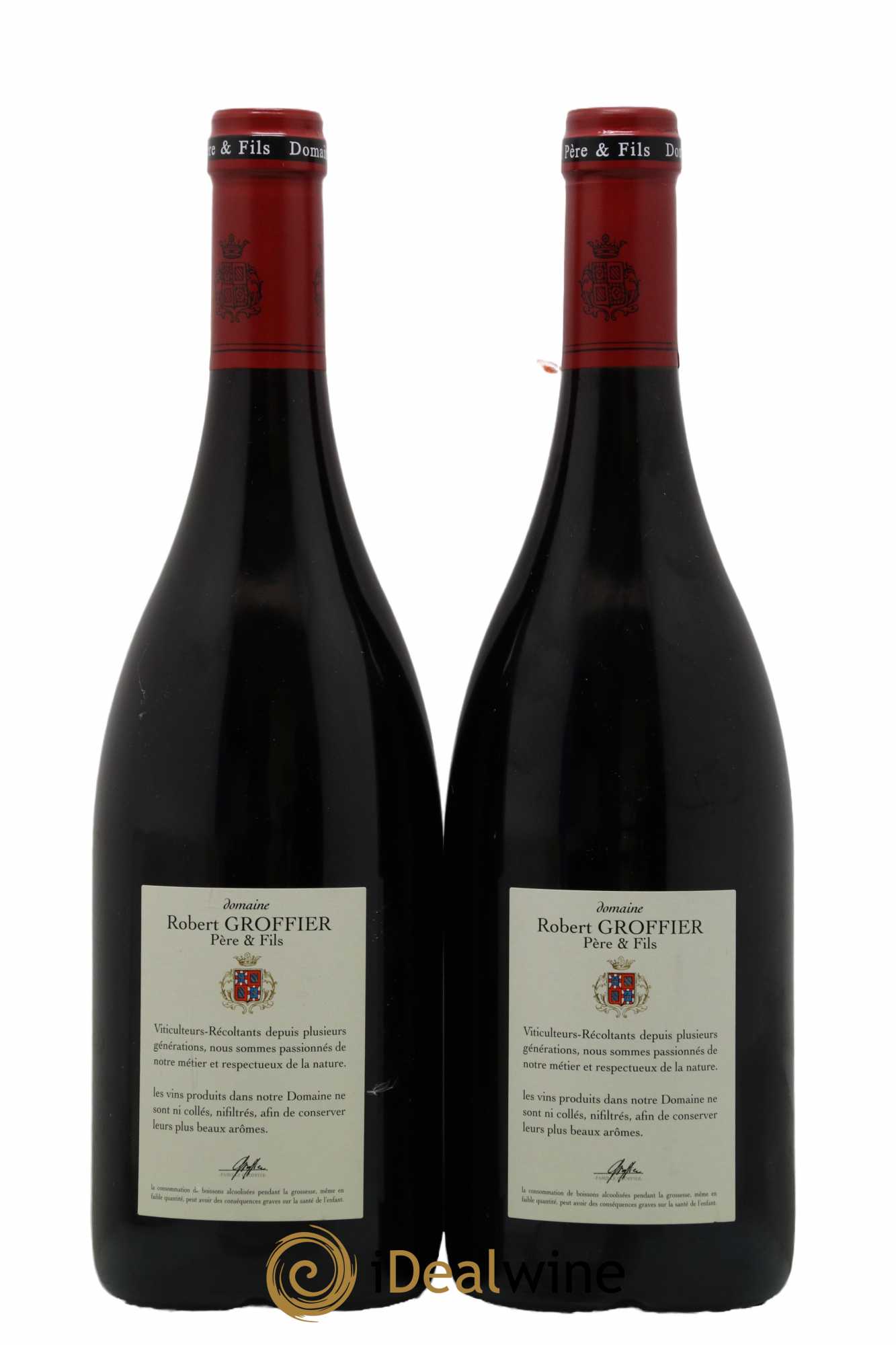 Chambolle-Musigny 1er Cru Les Sentiers Robert Groffier Père & Fils (Domaine) 2014 - Lot of 2 bottles - 1