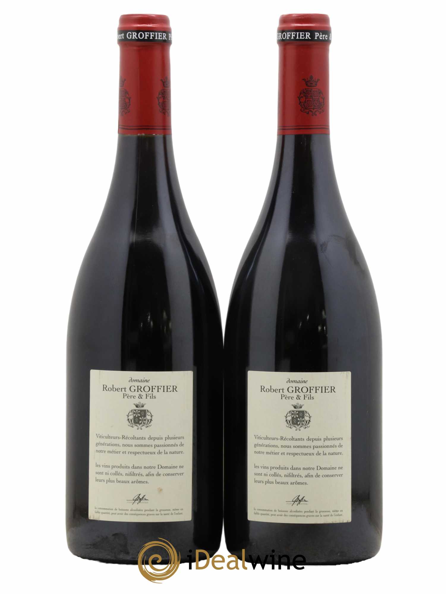 Bonnes-Mares Grand Cru Robert Groffier Père & Fils (Domaine) 2012 - Lot de 2 bouteilles - 1