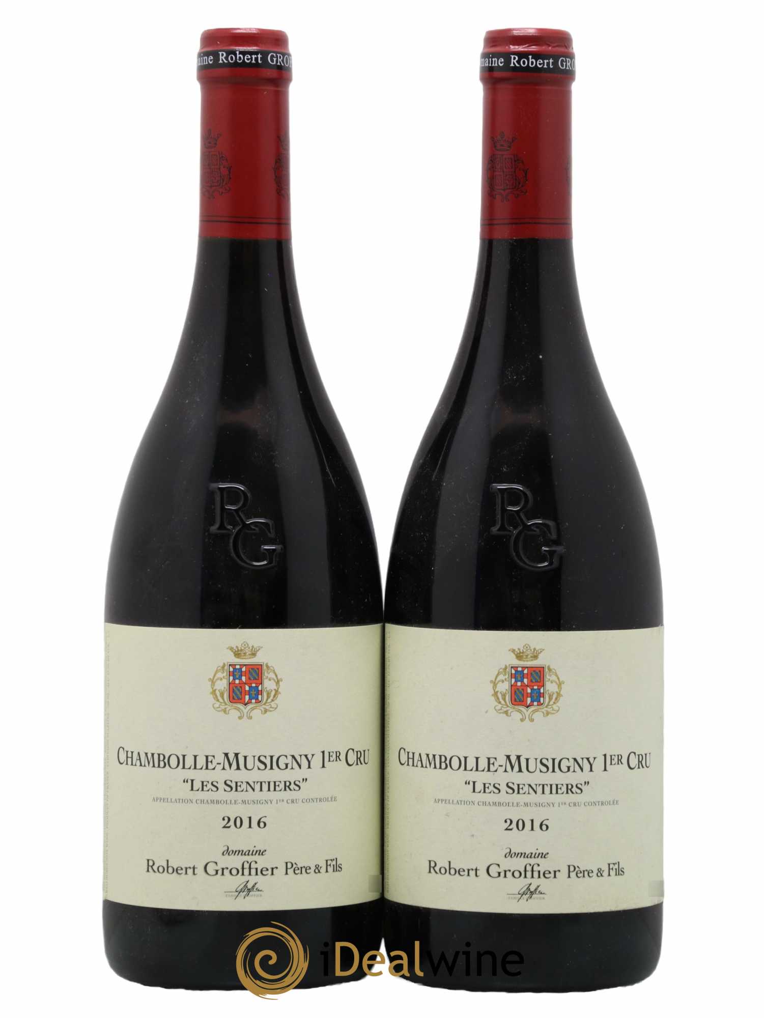 Chambolle-Musigny 1er Cru Les Sentiers Robert Groffier Père & Fils (Domaine) 2016 - Lot de 2 bouteilles - 0