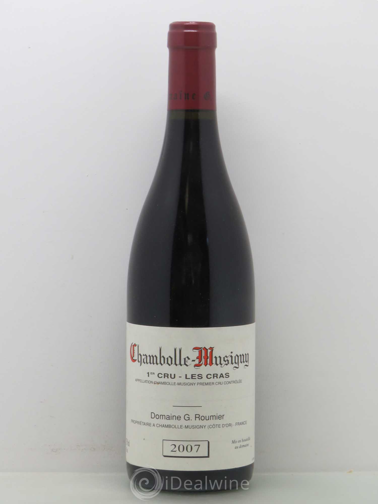 Chambolle-Musigny 1er Cru Les Cras Georges Roumier (Domaine) 2007 - Lot de 1 bouteille - 0