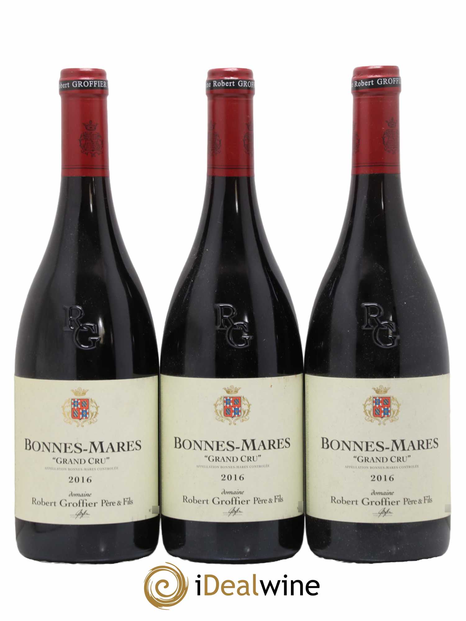 Bonnes-Mares Grand Cru Robert Groffier Père & Fils (Domaine) 2016 - Lot de 3 bouteilles - 0