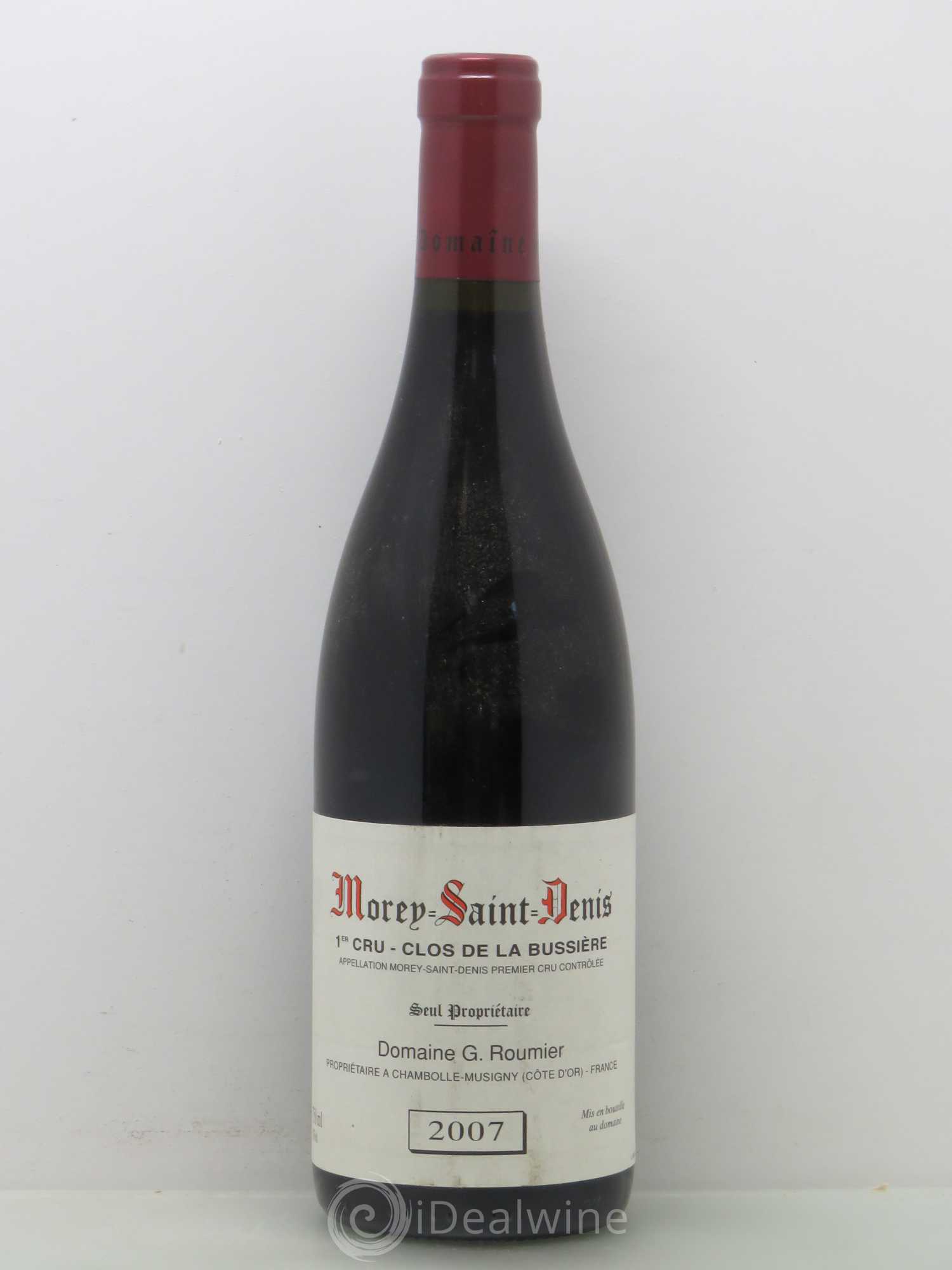Morey-Saint-Denis 1er Cru Clos de la Bussière Georges Roumier (Domaine) 2007 - Lot de 1 bouteille - 0