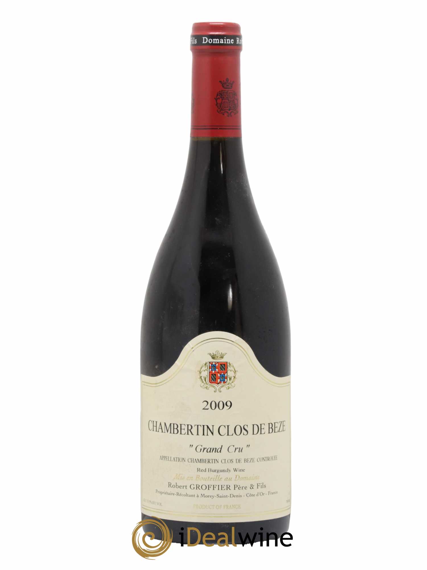 Chambertin Clos de Bèze Grand Cru Robert Groffier Père & Fils (Domaine) 2009 - Lot de 1 bouteille - 0