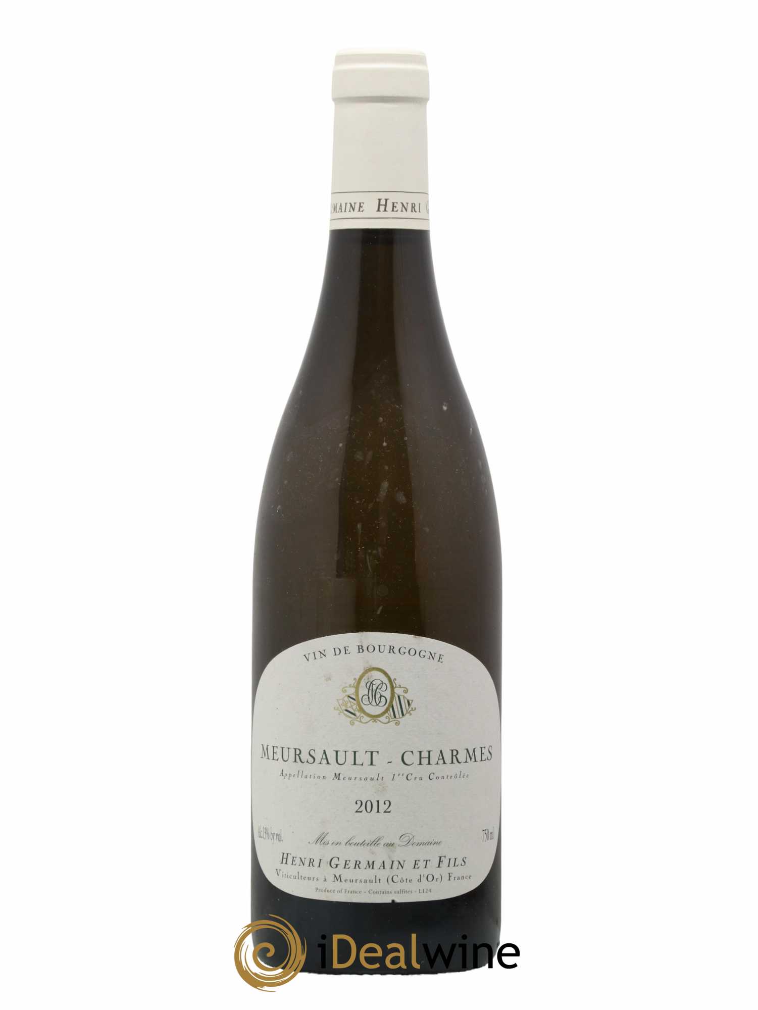 Meursault 1er Cru Charmes Henri Germain 2012 - Lot de 1 bouteille - 0