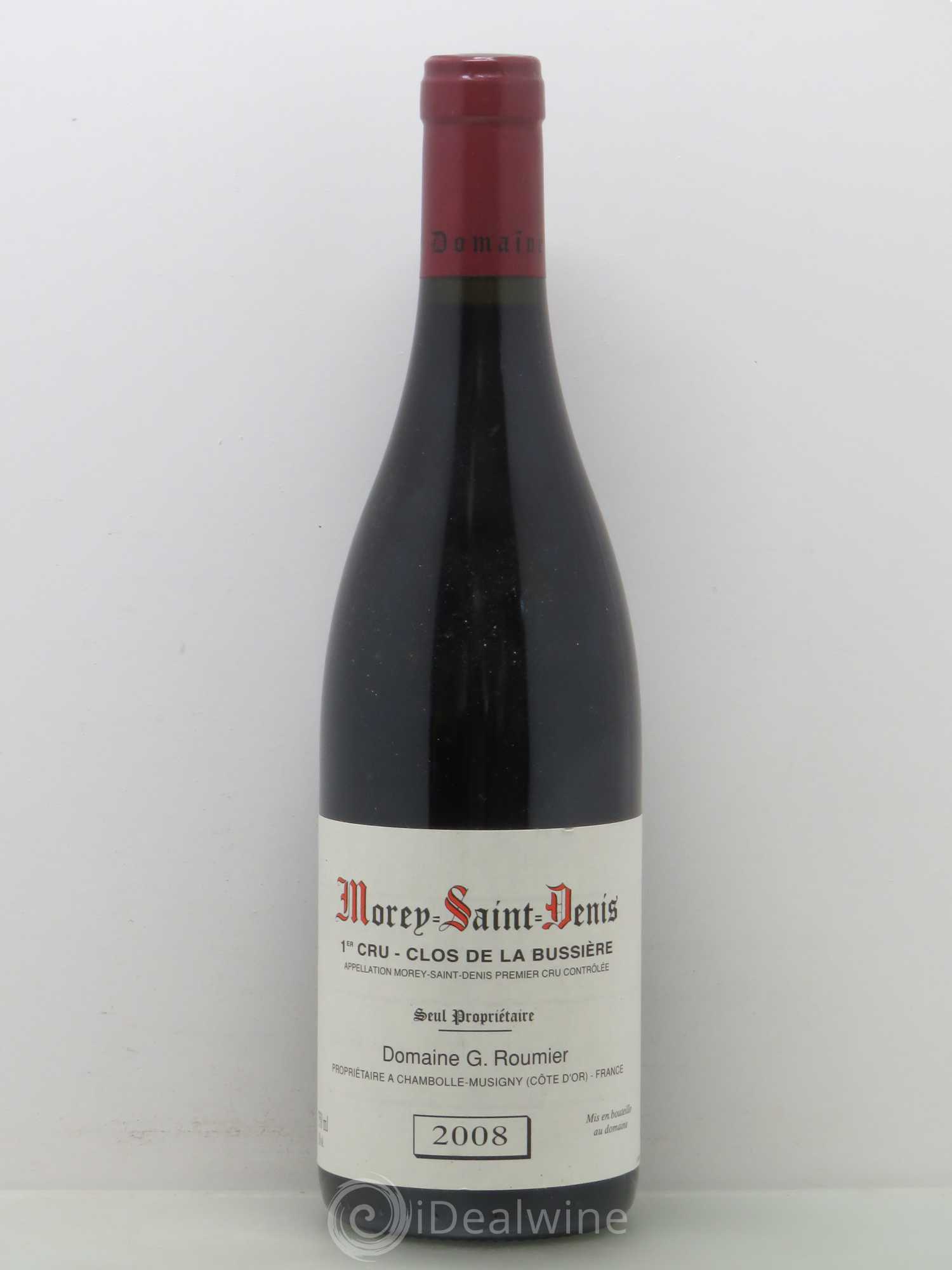 Morey-Saint-Denis 1er Cru Clos de la Bussière Georges Roumier (Domaine) 2008 - Lot de 1 bouteille - 0